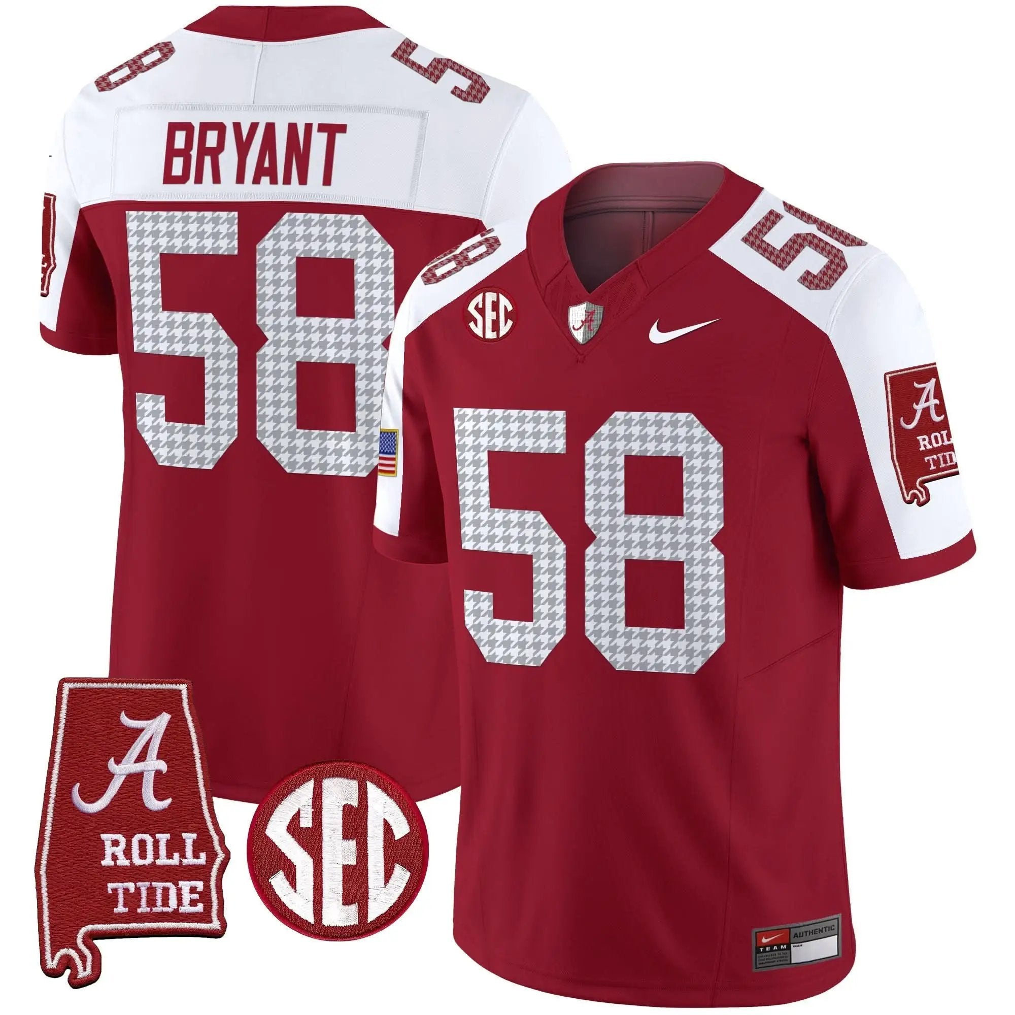 ACT Pro Combat Vapor Limited Jersey by Alabama Crimson Tide
