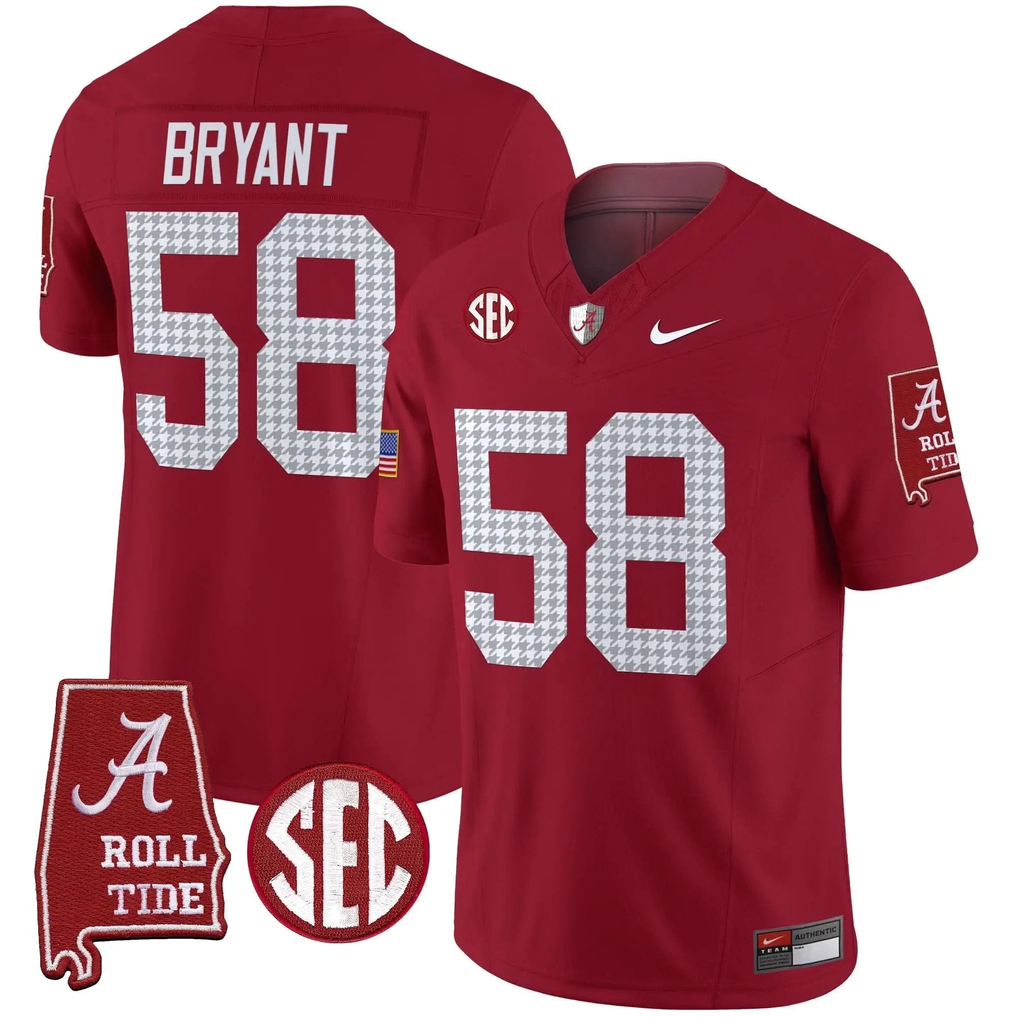 ACT Pro Combat Vapor Limited Jersey by Alabama Crimson Tide