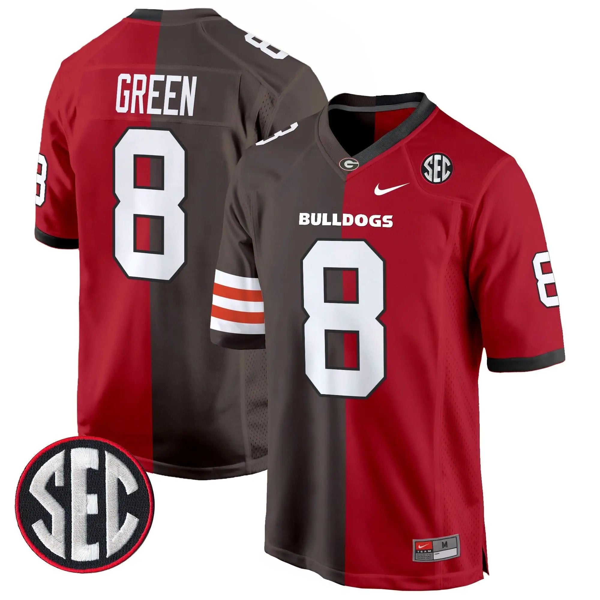 GB Split Game Jersey by Georgia Bulldogs