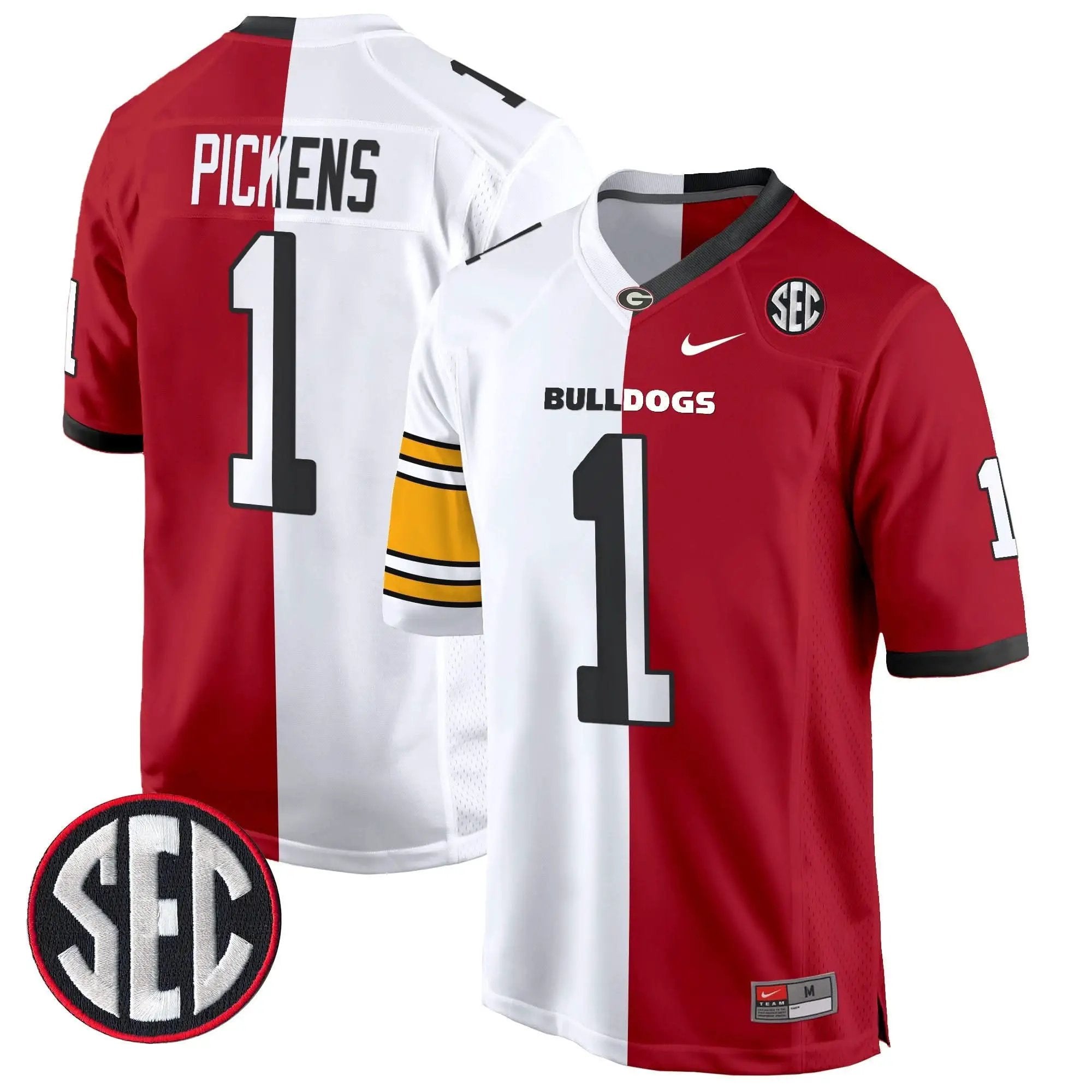 GB Split Game Jersey by Georgia Bulldogs
