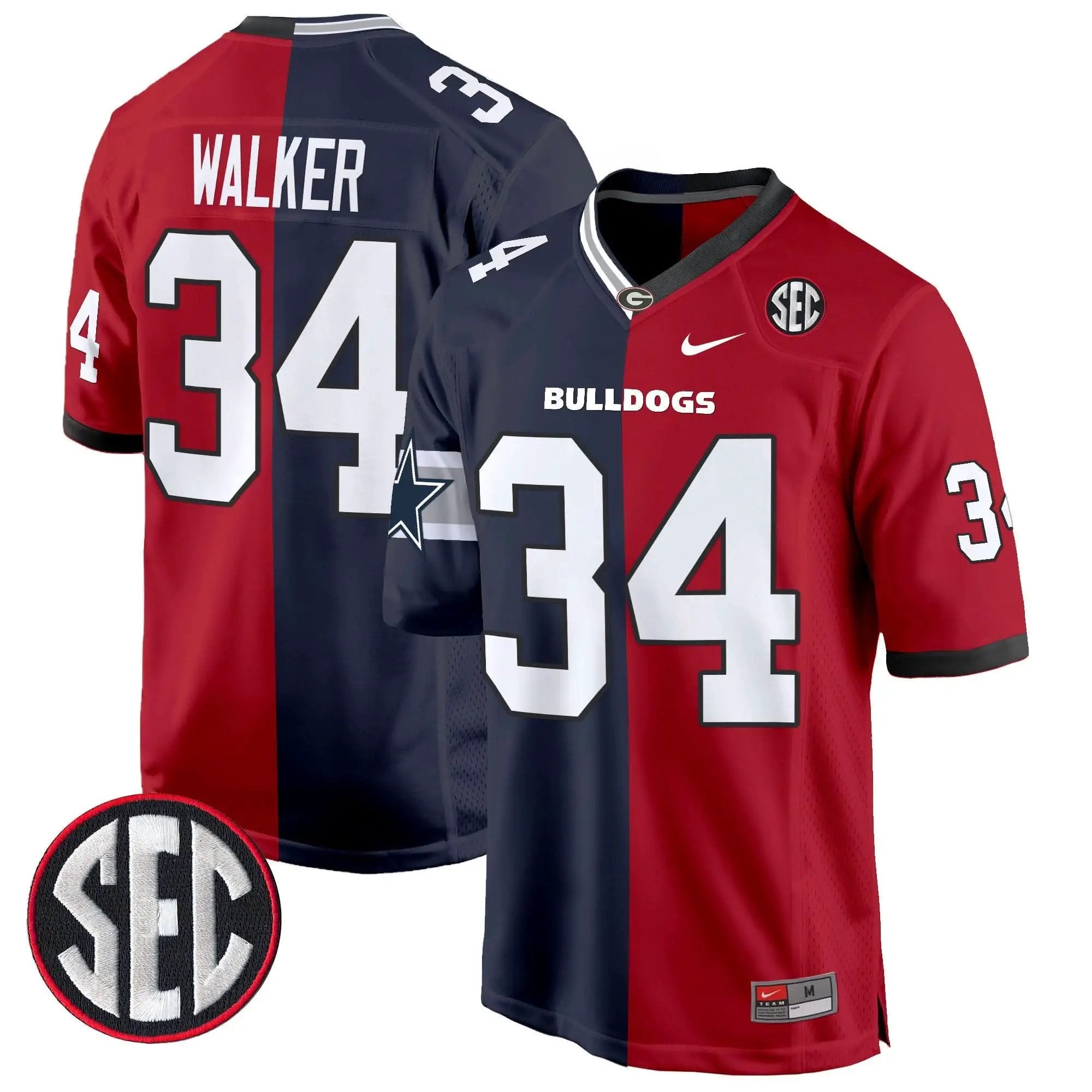 GB Split Game Jersey by Georgia Bulldogs