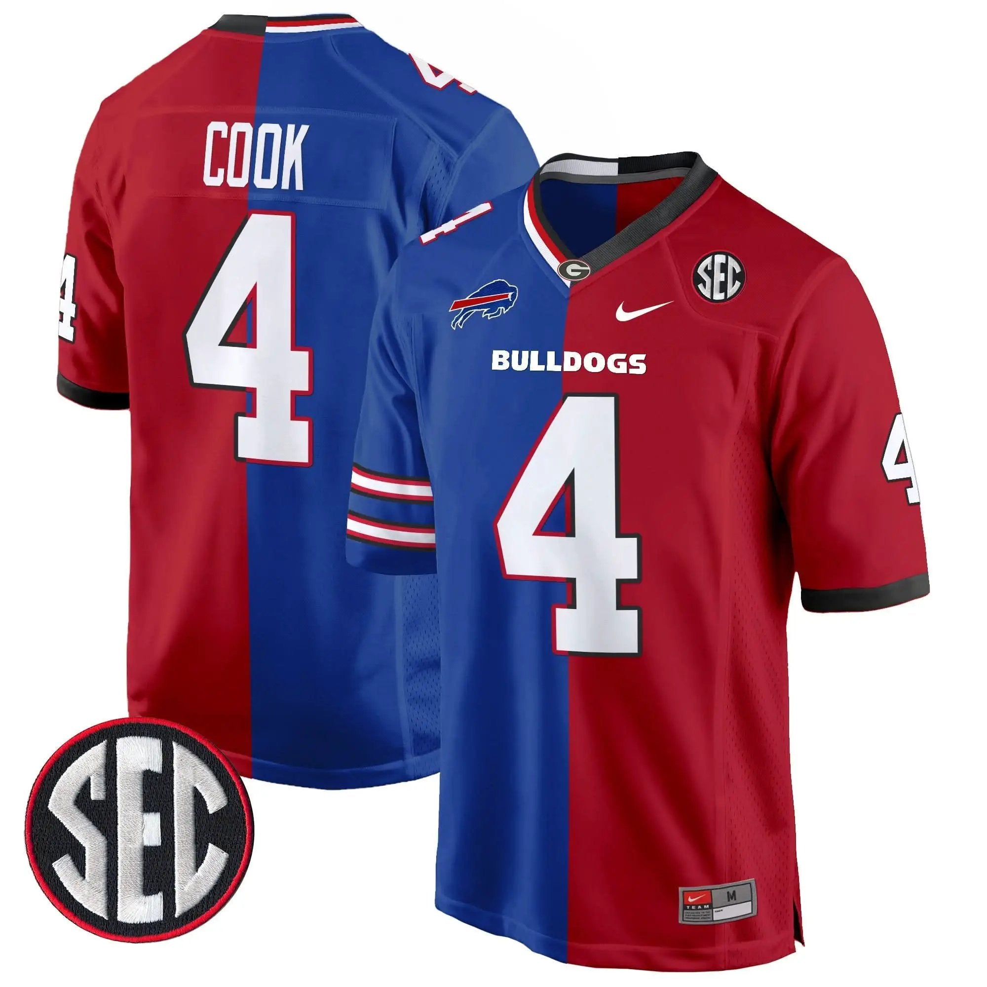 GB Split Game Jersey by Georgia Bulldogs