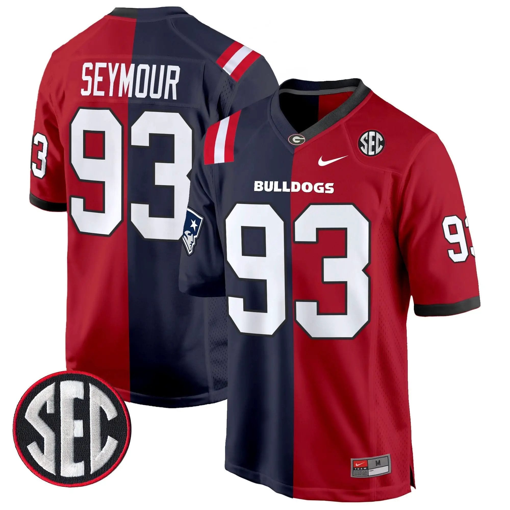 GB Split Game Jersey by Georgia Bulldogs