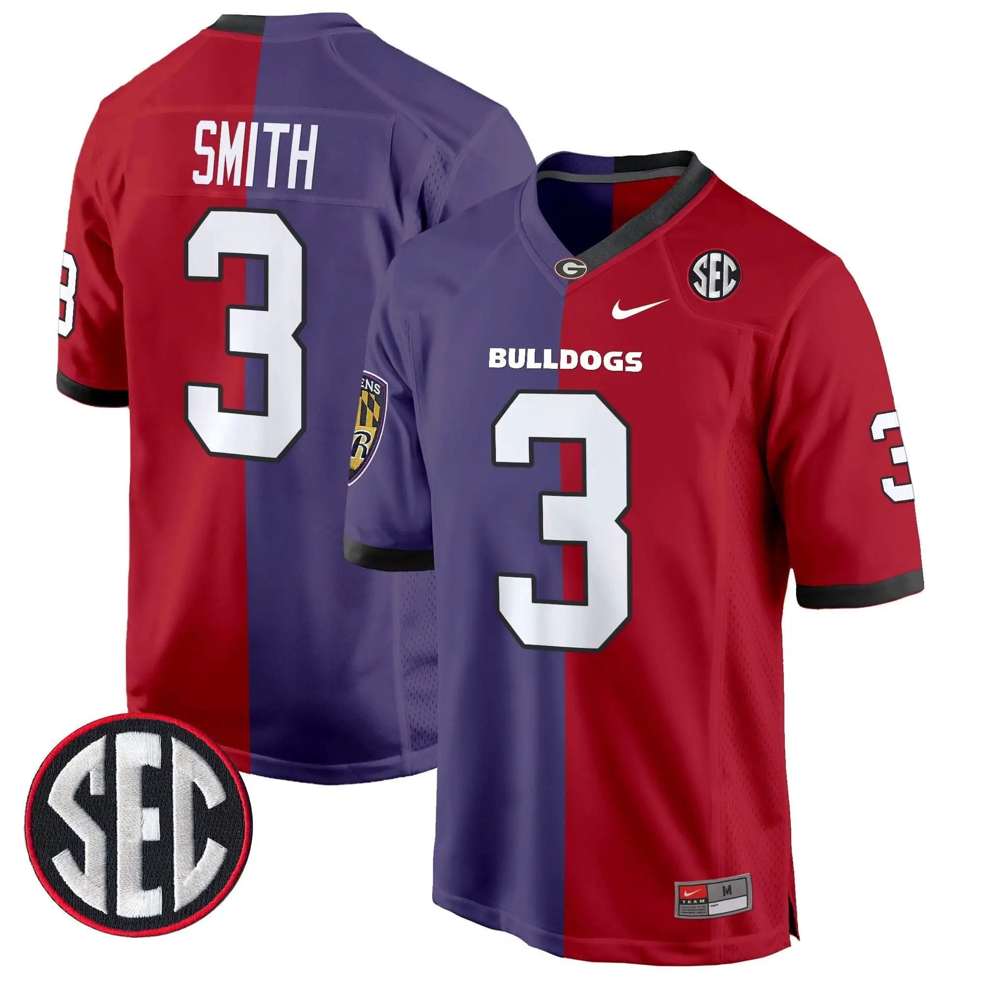 GB Split Game Jersey by Georgia Bulldogs
