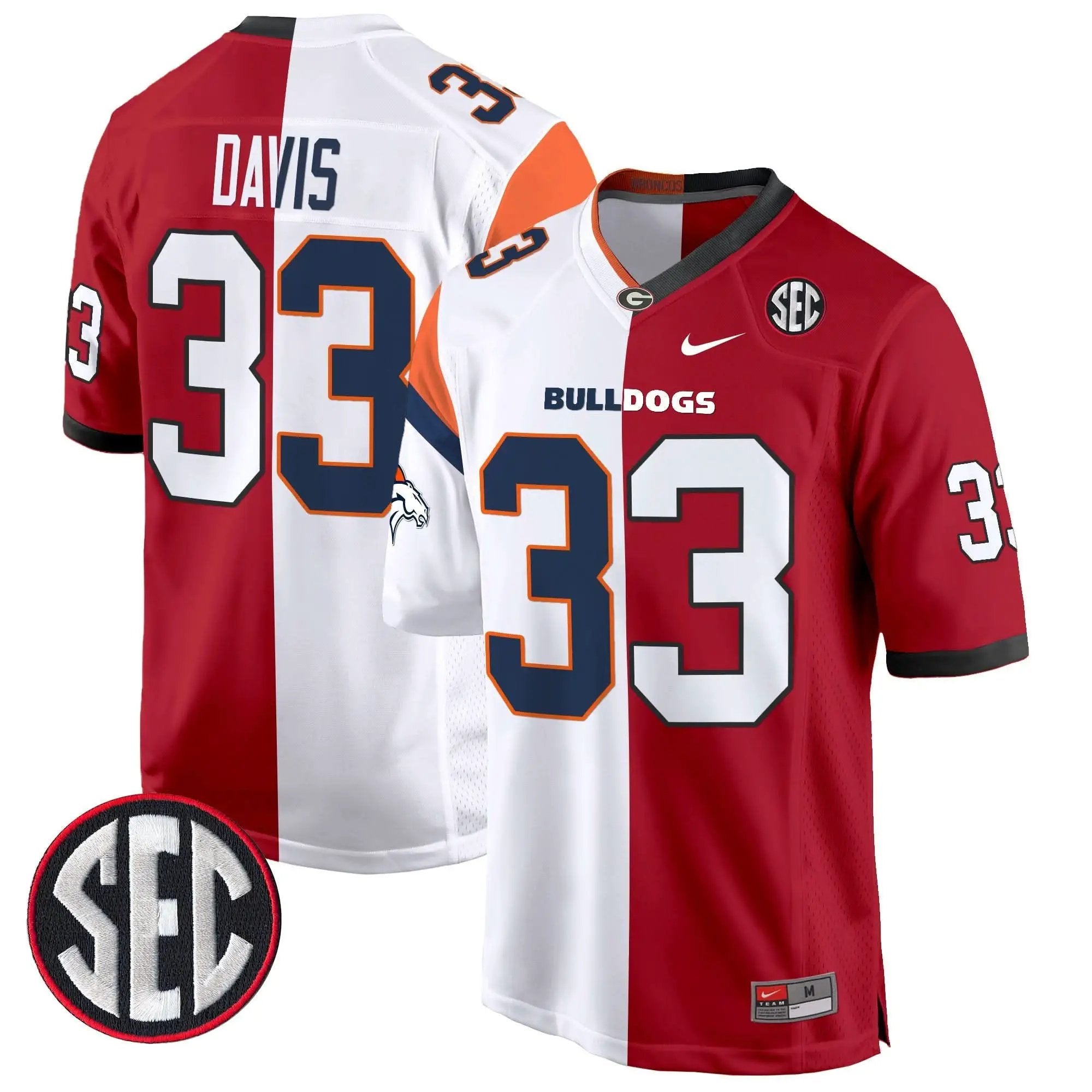 GB Split Game Jersey by Georgia Bulldogs