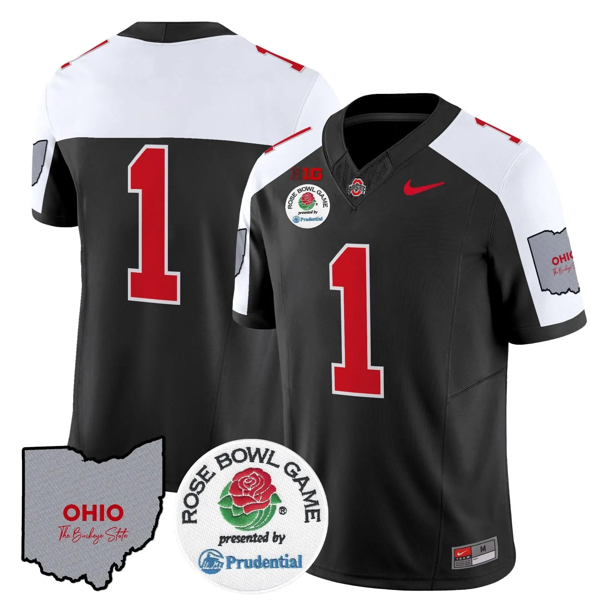 OSB Rose Bowl Vapor Limited Jersey V2 by Ohio State Buckeyes