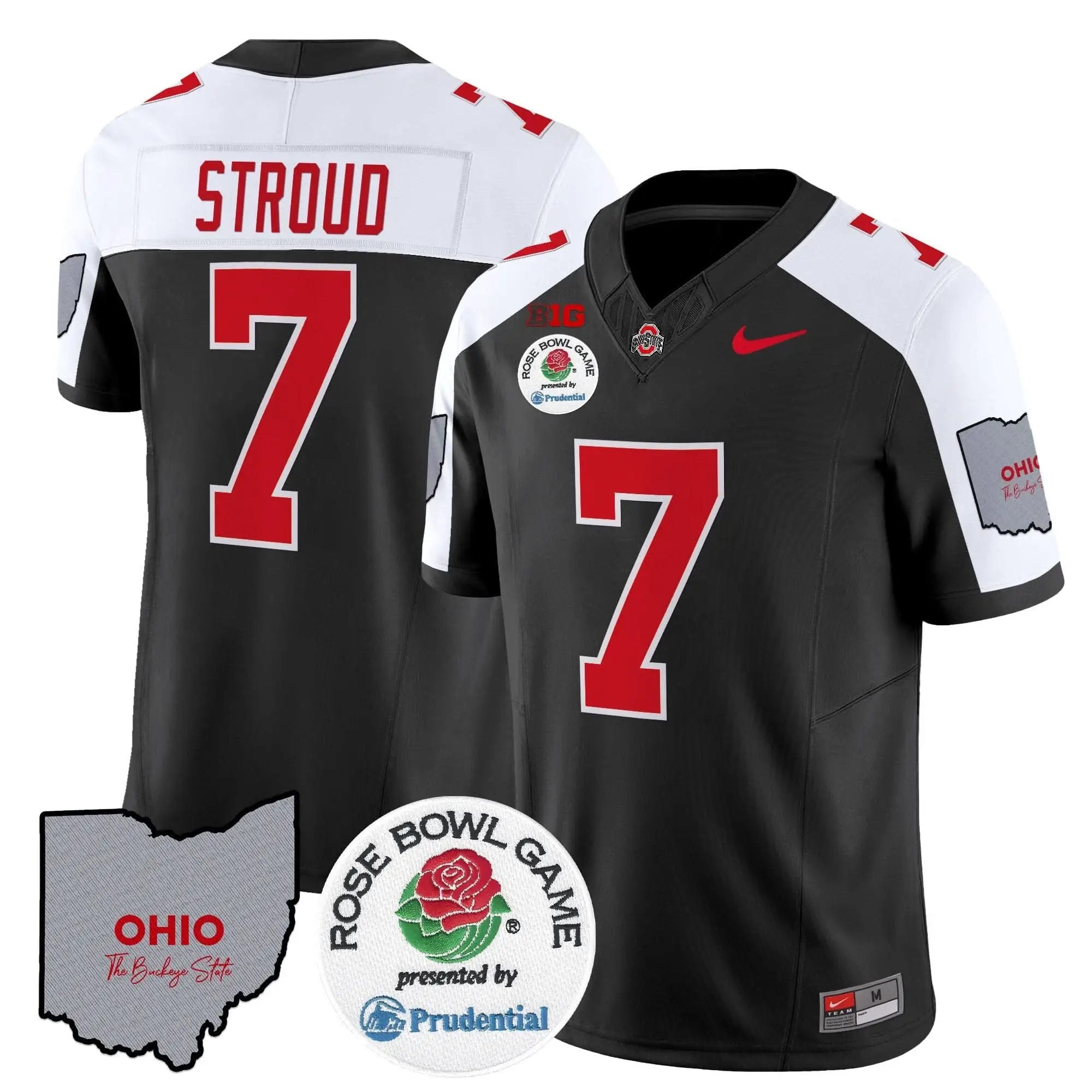 OSB Rose Bowl Vapor Limited Jersey V2 by Ohio State Buckeyes