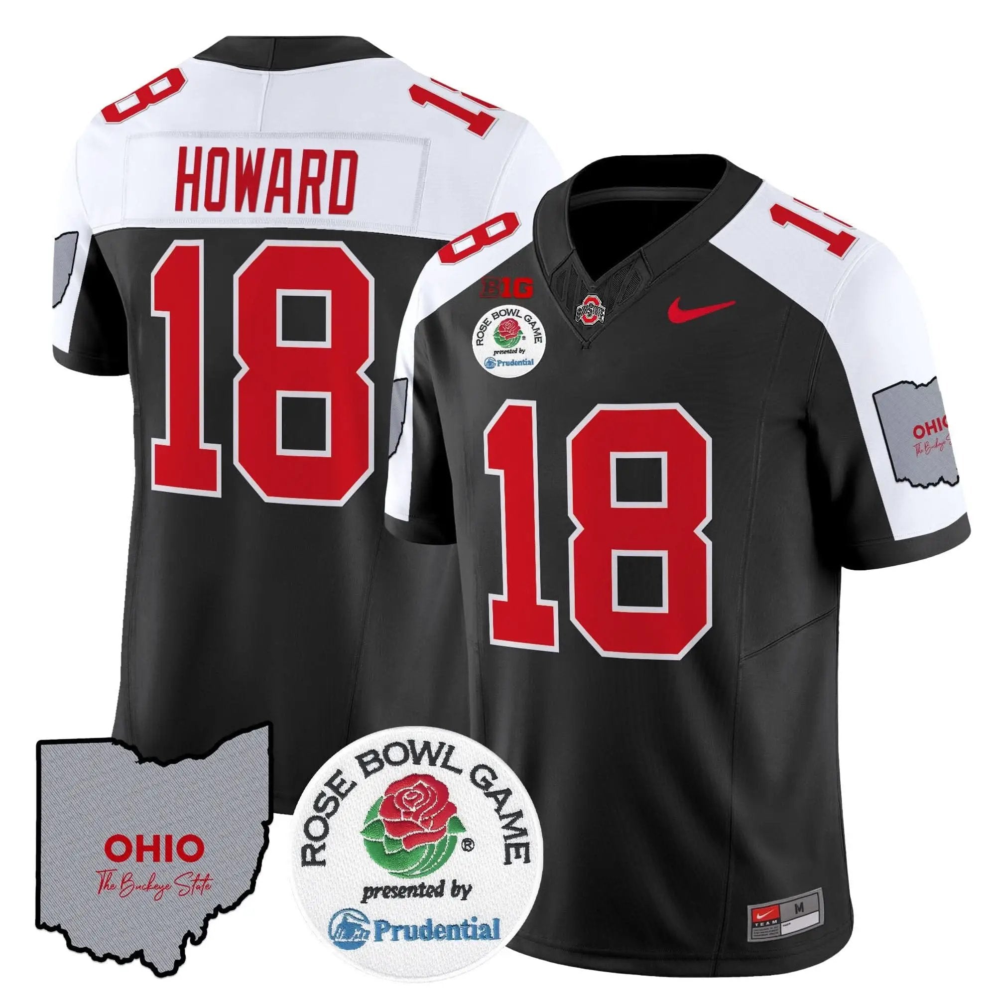 OSB Rose Bowl Vapor Limited Jersey V2 by Ohio State Buckeyes