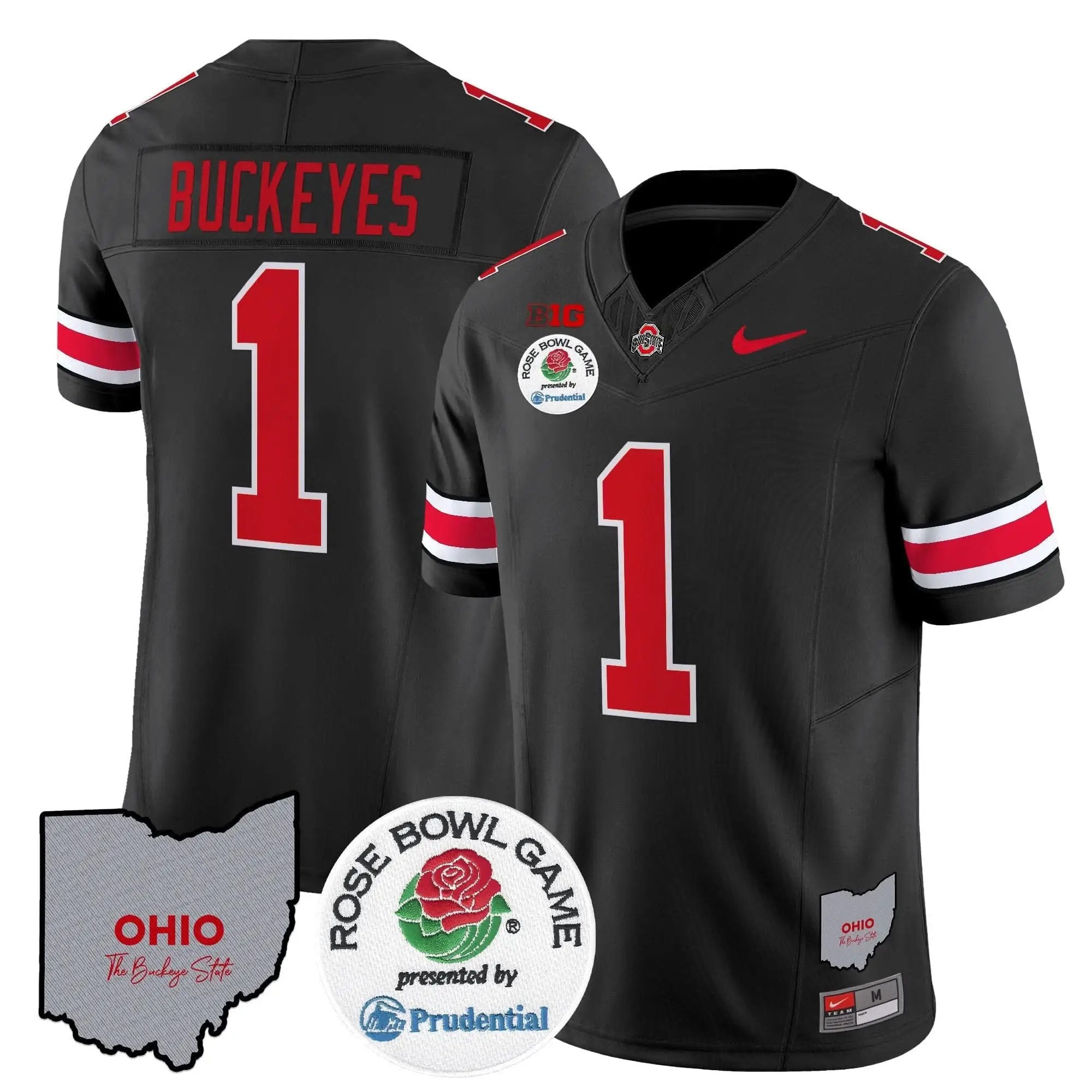 OSB Rose Bowl Vapor Limited Jersey V2 by Ohio State Buckeyes