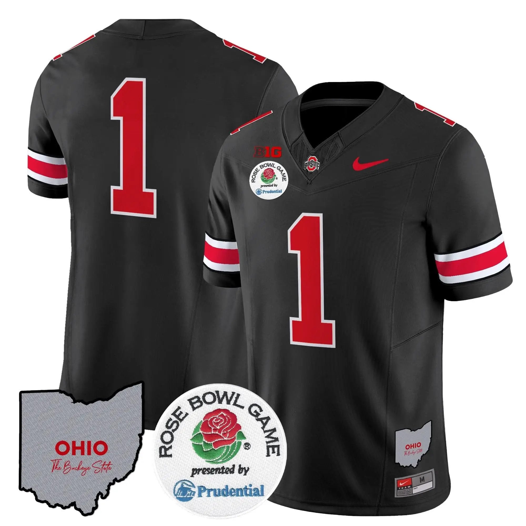 OSB Rose Bowl Vapor Limited Jersey V2 by Ohio State Buckeyes