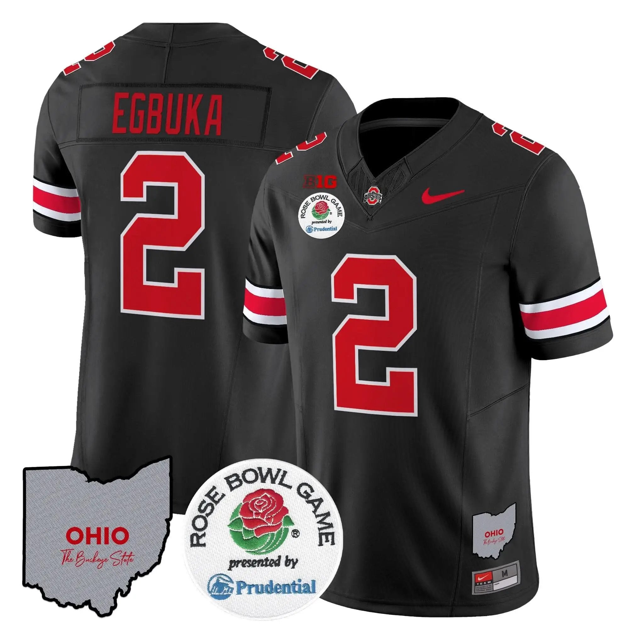 OSB Rose Bowl Vapor Limited Jersey V2 by Ohio State Buckeyes