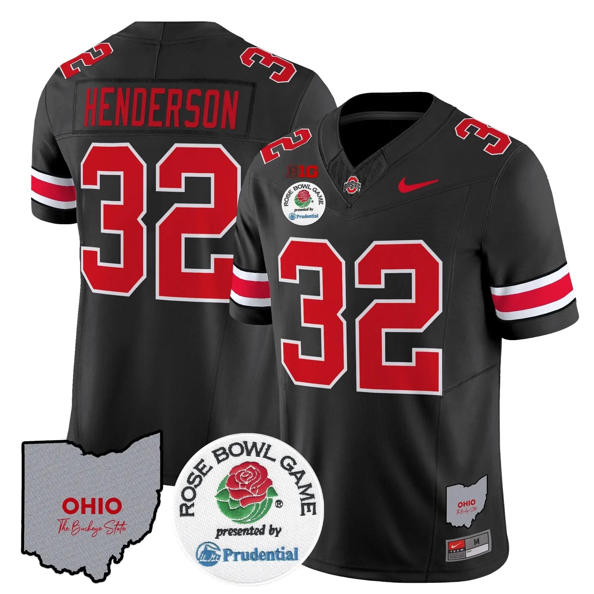 OSB Rose Bowl Vapor Limited Jersey V2 by Ohio State Buckeyes