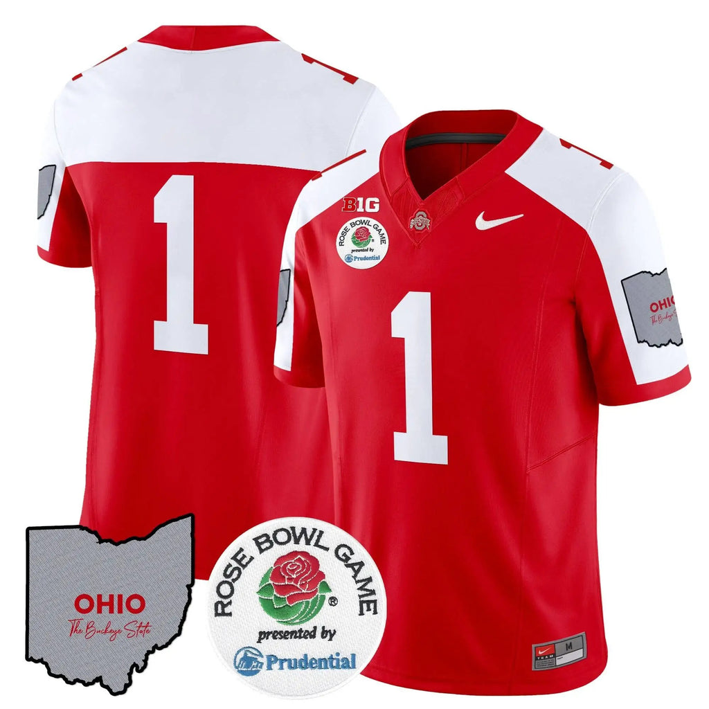 OSB Rose Bowl Vapor Limited Jersey V2 by Ohio State Buckeyes