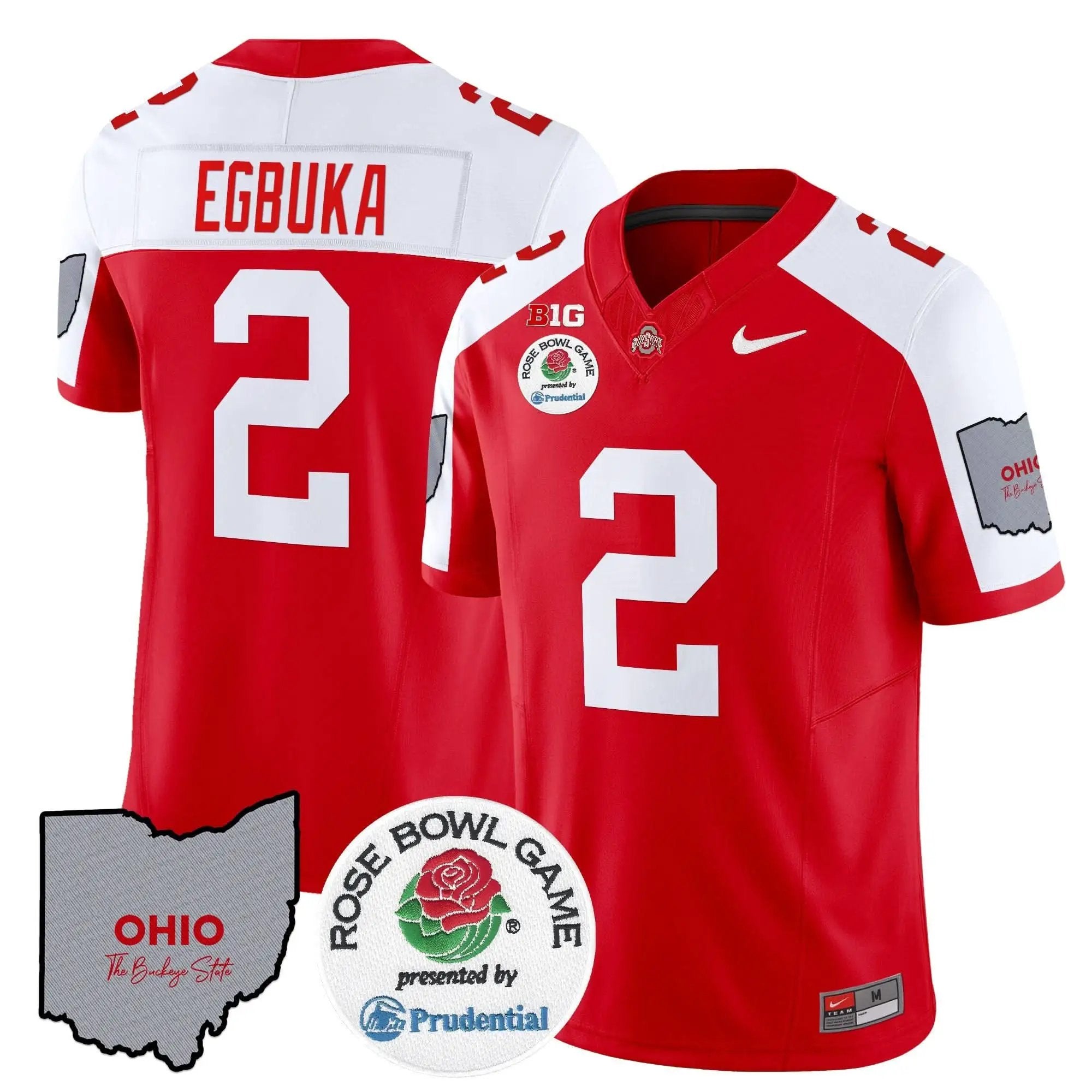OSB Rose Bowl Vapor Limited Jersey V2 by Ohio State Buckeyes
