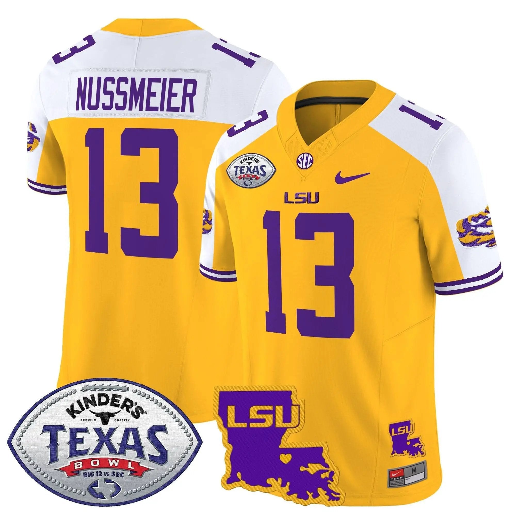 LSU 2024 Texas Bowl Patch Vapor Limited Jersey by LSU Tigers