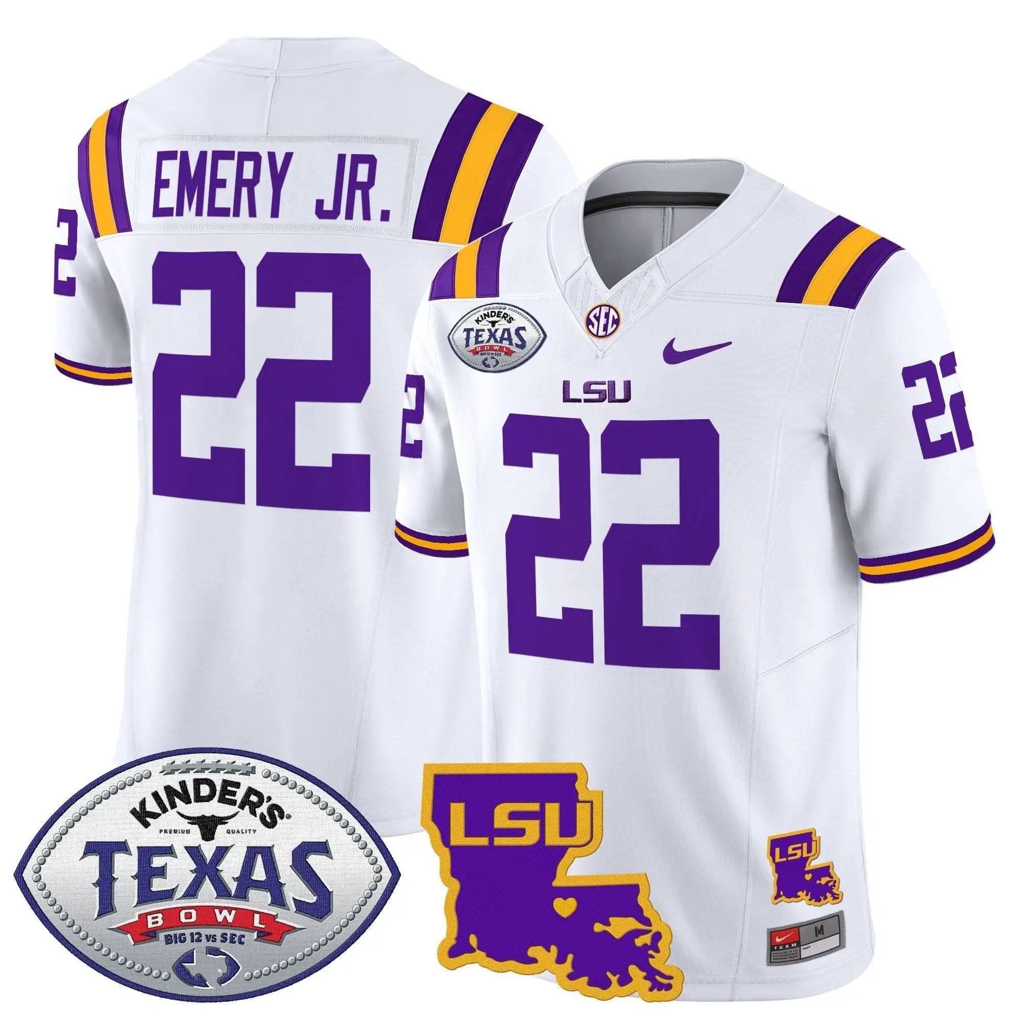 LSU 2024 Texas Bowl Patch Vapor Limited Jersey by LSU Tigers