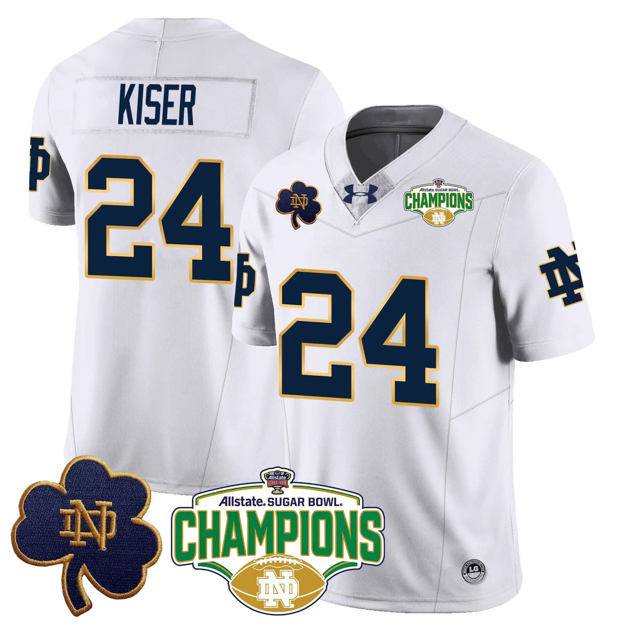 NDFI 2025 Sugar Bowl Champions Jersey by Notre Dame Fighting Irish