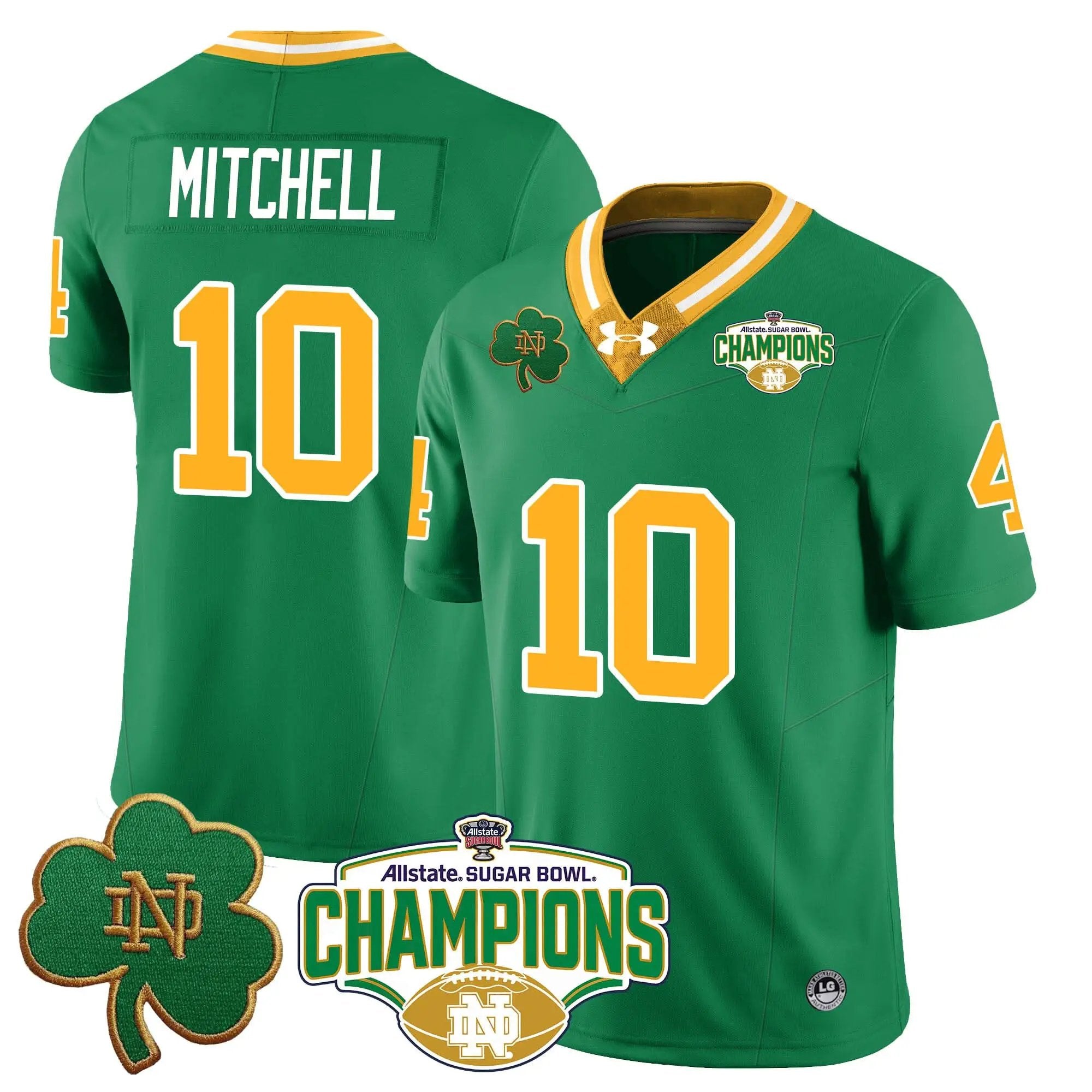 NDFI 2025 Sugar Bowl Champions Jersey by Notre Dame Fighting Irish