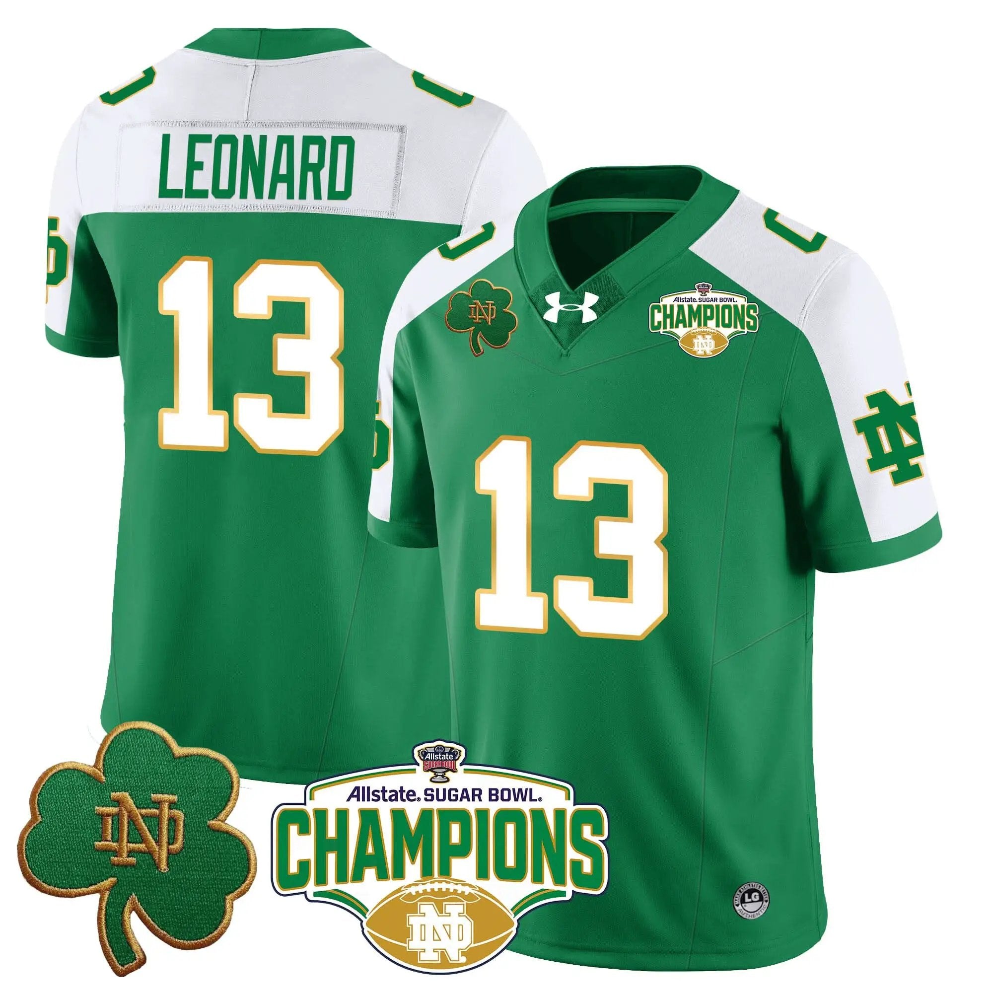 NDFI 2025 Sugar Bowl Champions Jersey by Notre Dame Fighting Irish