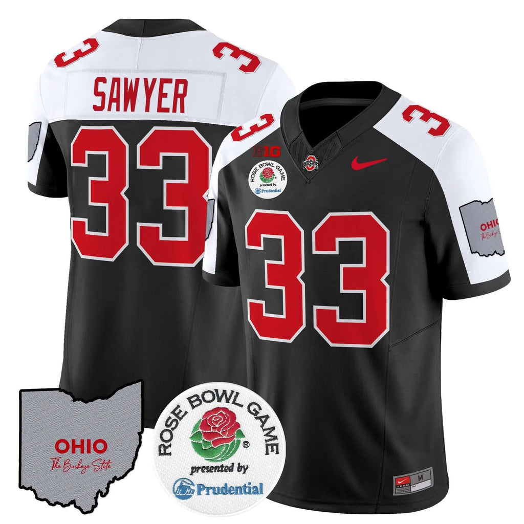 OSB Rose Bowl Vapor Limited Jersey V2 by Ohio State Buckeyes