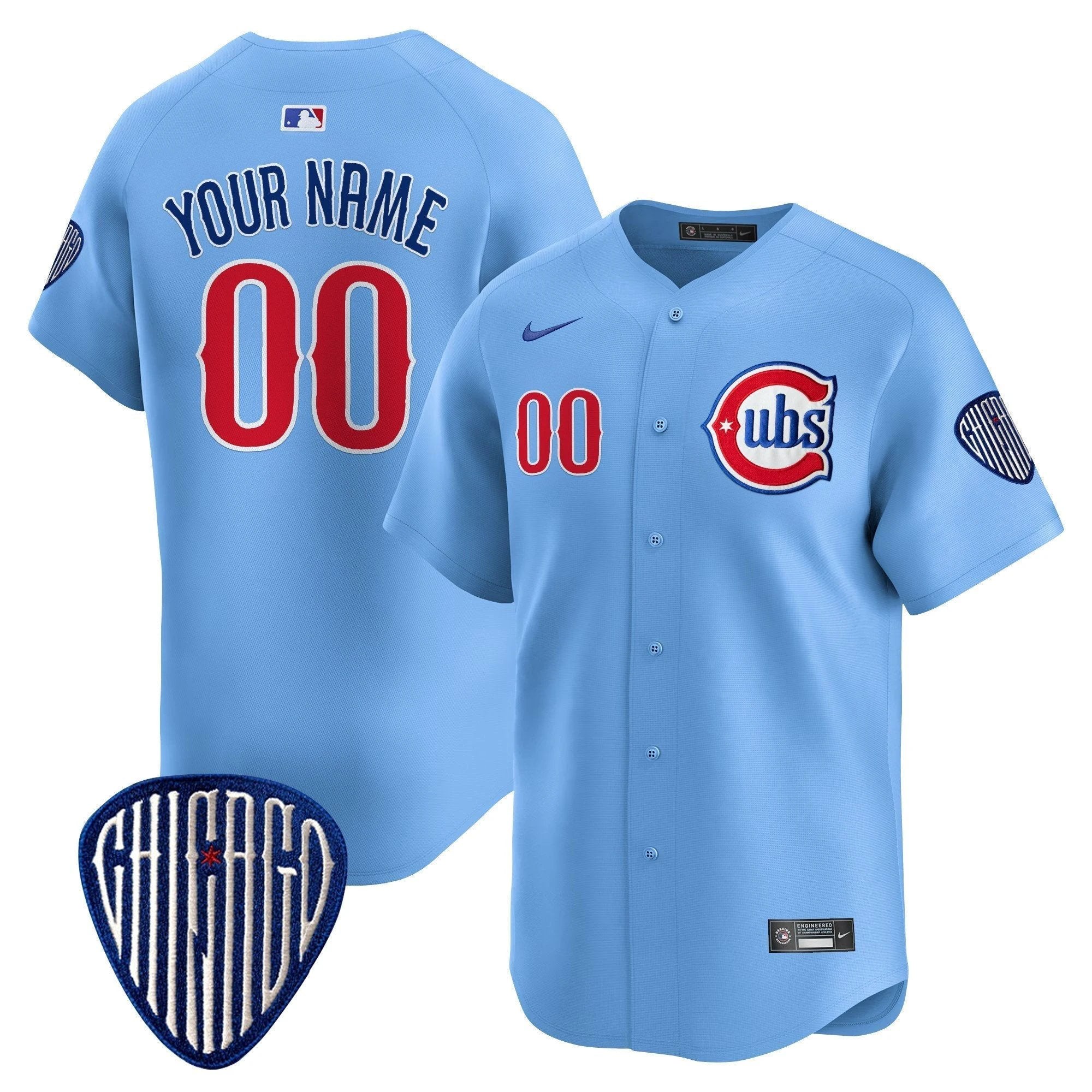 Chicago Cubs Blue Alternate Vapor Premier Limited Custom Jersey - All Stitched by Chicago Cubs
