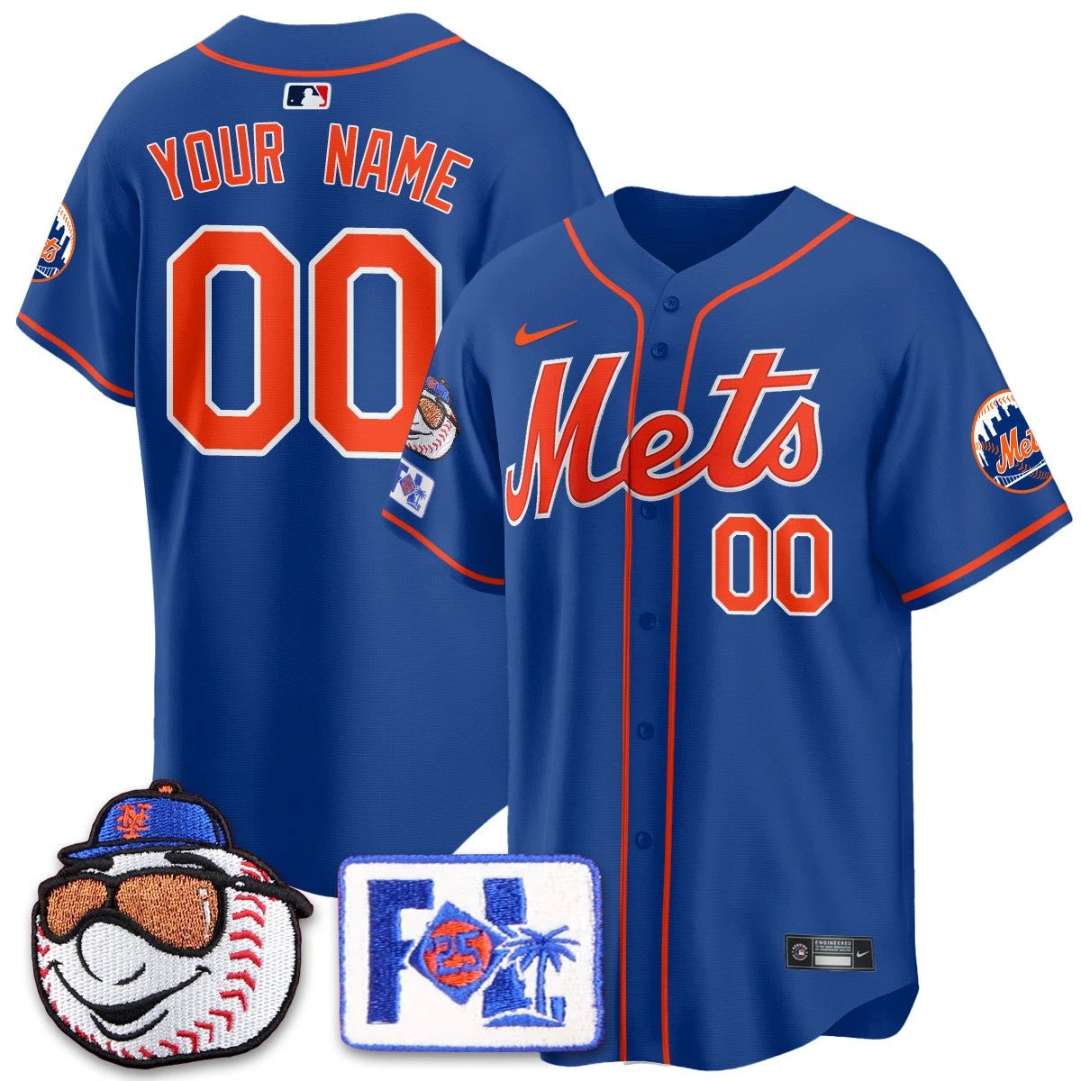 Custom Gender/Name New York Mets 2025 Spring Training Jersey - All Stitched by New York Mets