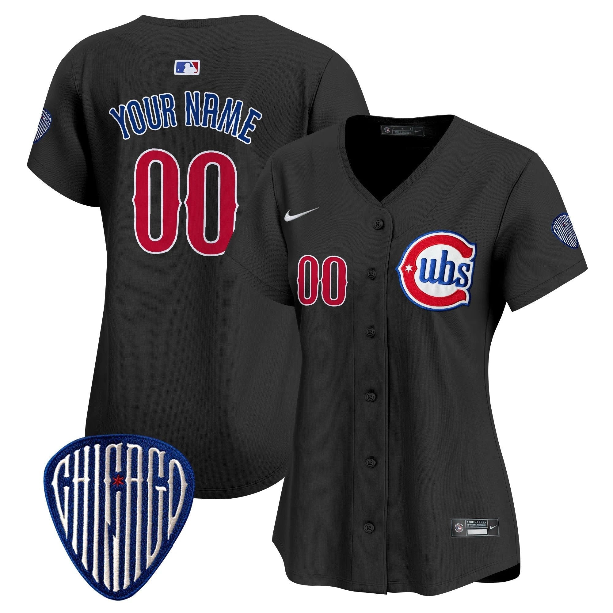 Chicago Cubs Blue Alternate Vapor Premier Limited Custom Jersey - All Stitched by Chicago Cubs