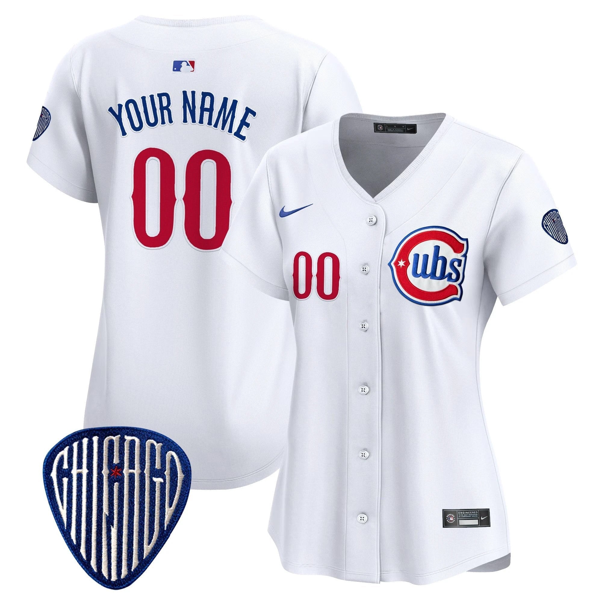 Chicago Cubs Blue Alternate Vapor Premier Limited Custom Jersey - All Stitched by Chicago Cubs