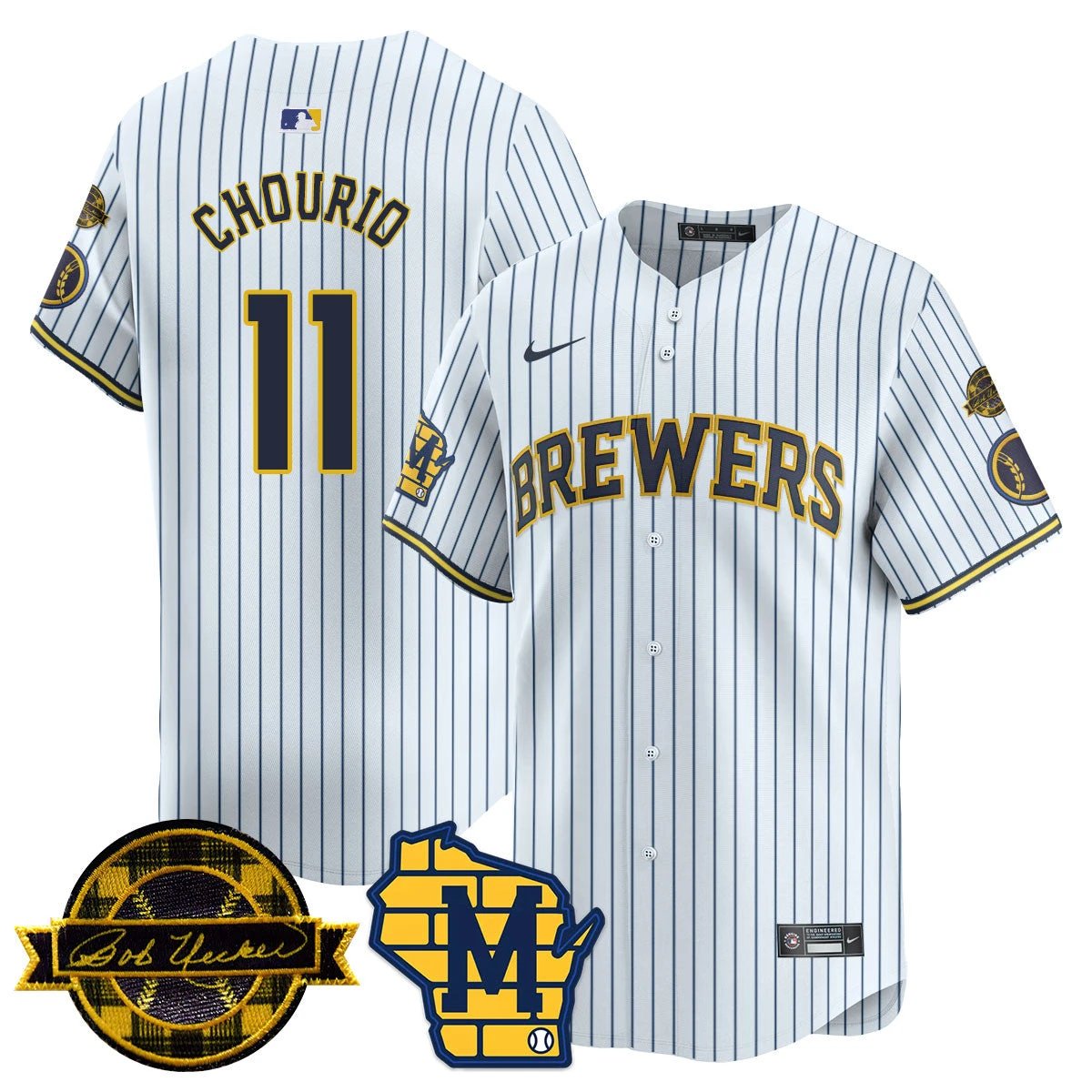 MIL 2026 Limited Jersey - Bob Uecker Patch - All Stitched by Milwaukee Brewers
