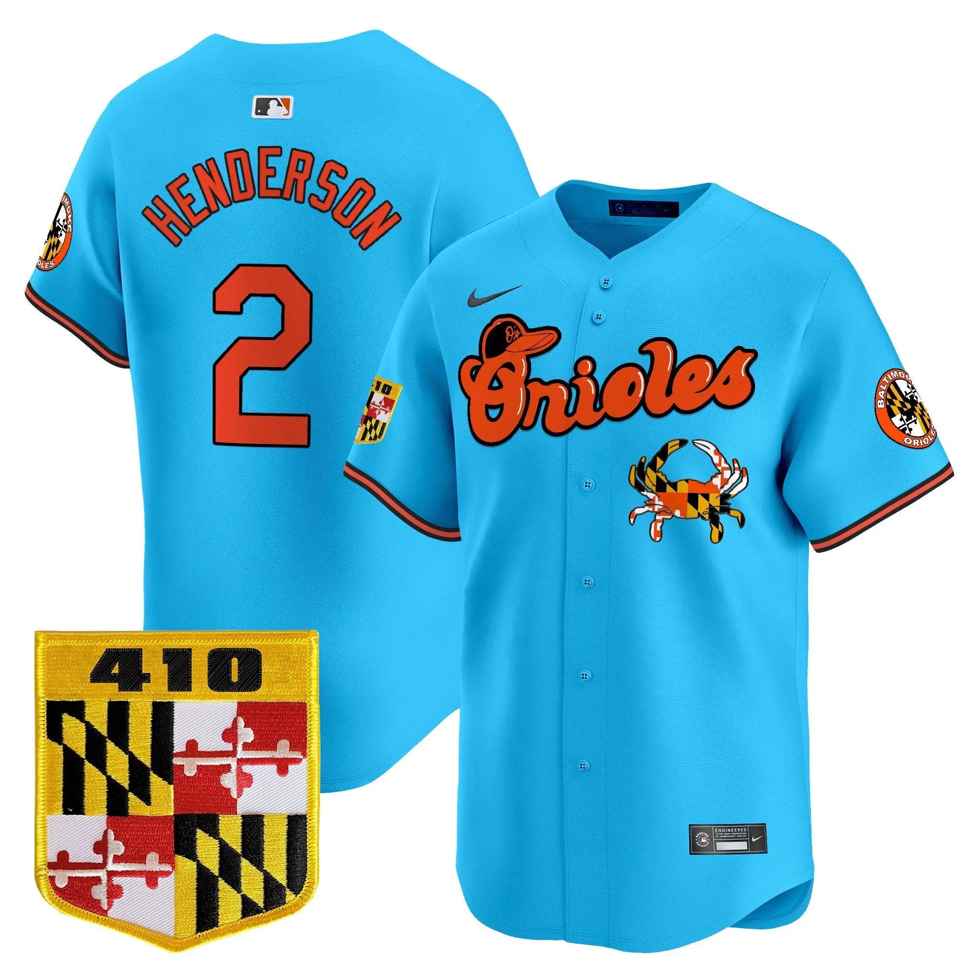 BAL 410 & Chesapeake Crab Patch Vapor Premier Limited Jersey - All Stitched by Digigearus
