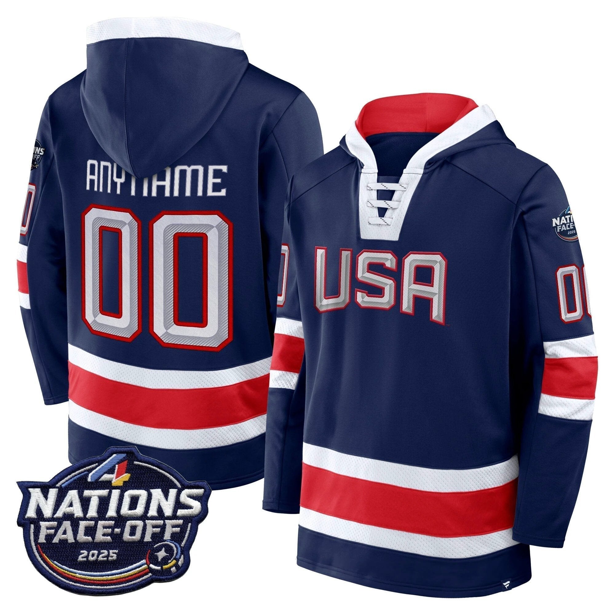USA 4 Nations Face-Off 2025 Inside Line Custom Pullover Hoodie - All Stitched by ecomsmiracle