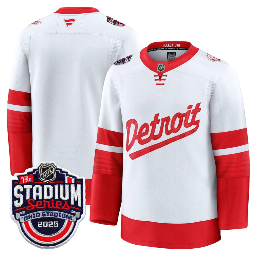 Men's Detroit Red Wings 2025 Stadium Series Premium Jersey - All Stitched by Detroit Red Wings
