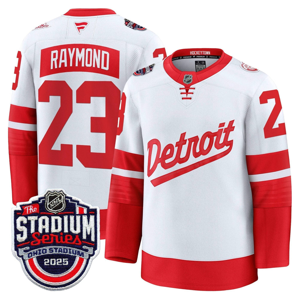 Men's Detroit Red Wings 2025 Stadium Series Premium Jersey - All Stitched by Detroit Red Wings