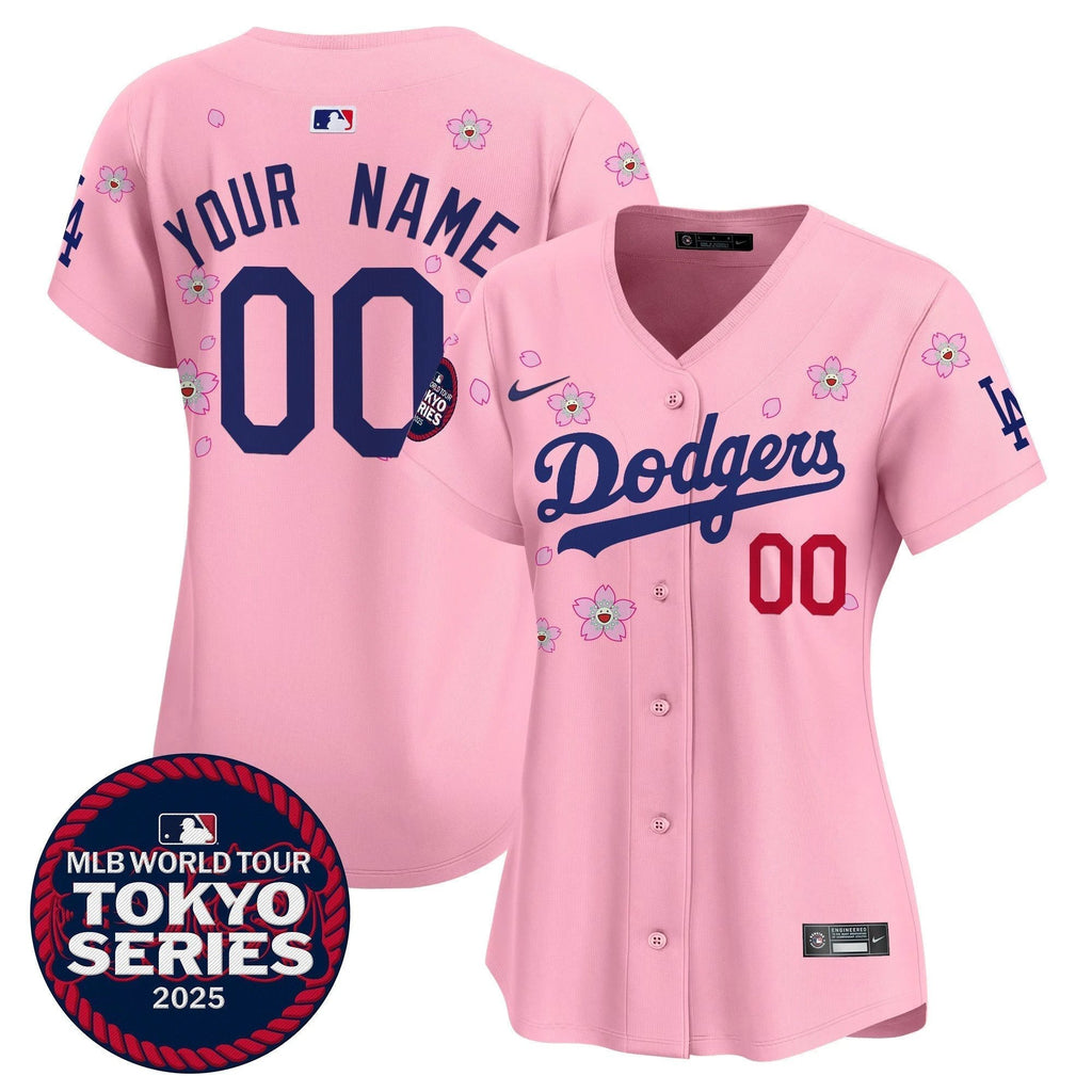 Dodgers Tokyo Series 2025 Vapor Premier Elite Custom Jersey - Stitched by Los Angeles Dodgers