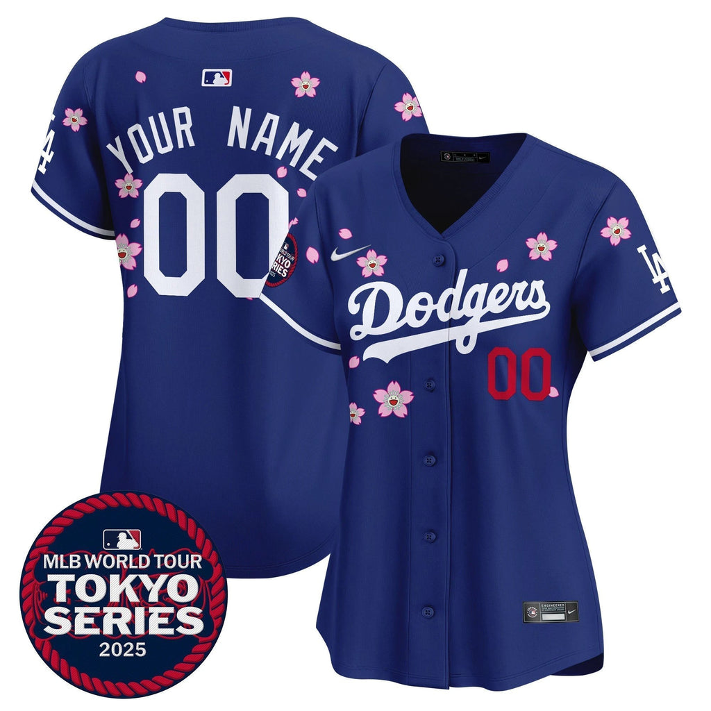 Dodgers Tokyo Series 2025 Vapor Premier Elite Custom Jersey - Stitched by Los Angeles Dodgers
