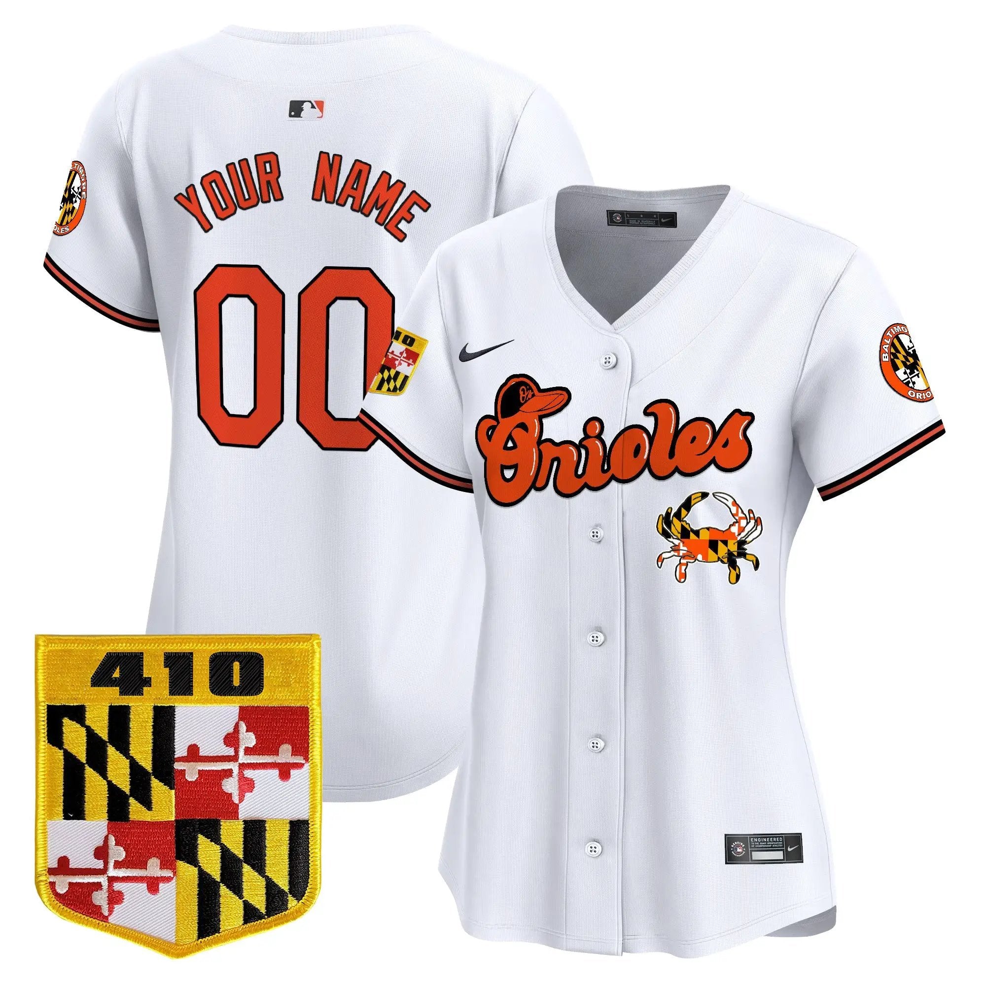 BAL 410 & Chesapeake Crab Patch Vapor Premier Limited Custom Jersey - All Stitched by Digigearus