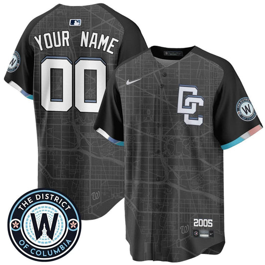 Custom Name/Number Washington Nationals 2025 City Connect Limited Jersey - All Stitched by Washington Nationals