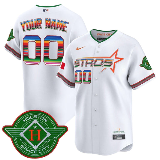 Astros 2025 City Connect Mexico Vapor Premier Limited Custom Jersey - All Stitched by Houston Astros