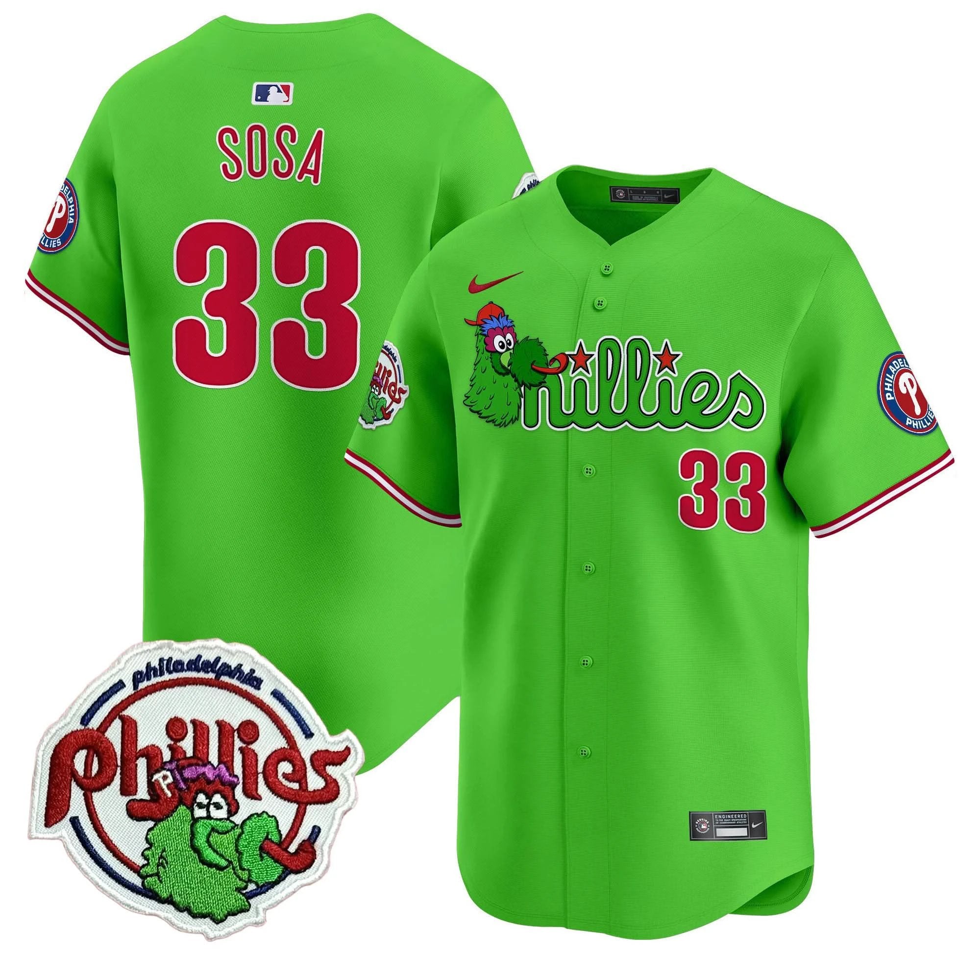 PP Phanatic Patch Vapor Premier Limited Jersey V3 - All Stitched by Philadelphia Phillies