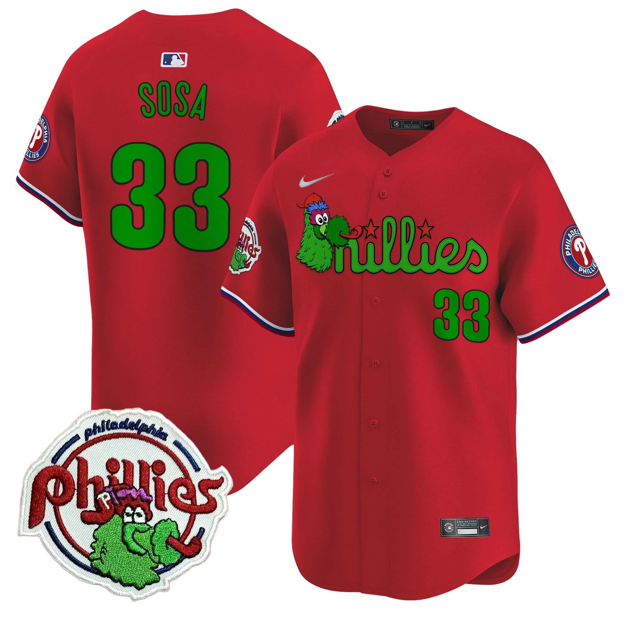 PP Phanatic Patch Vapor Premier Limited Jersey V3 - All Stitched by Philadelphia Phillies