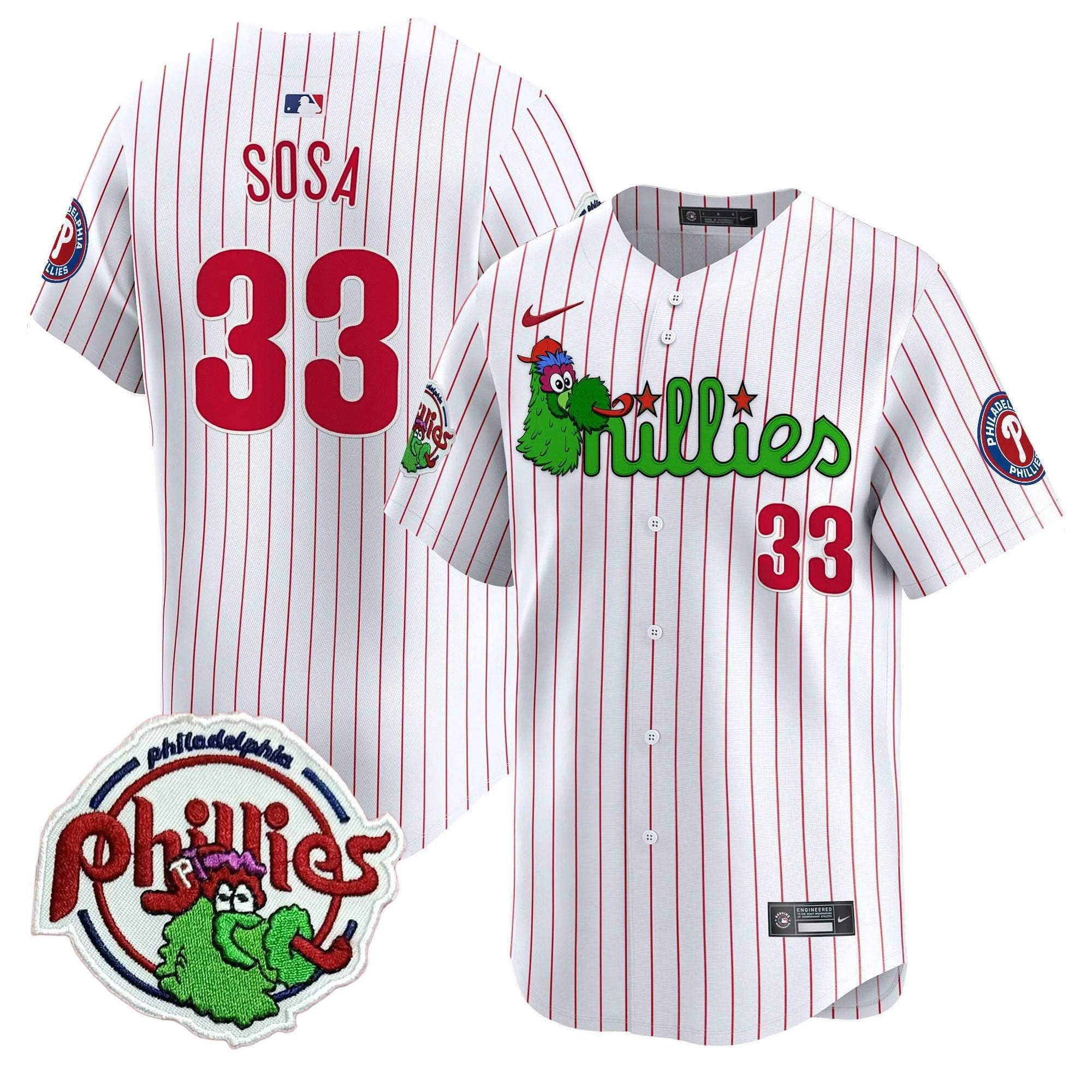 PP Phanatic Patch Vapor Premier Limited Jersey V3 - All Stitched by Philadelphia Phillies