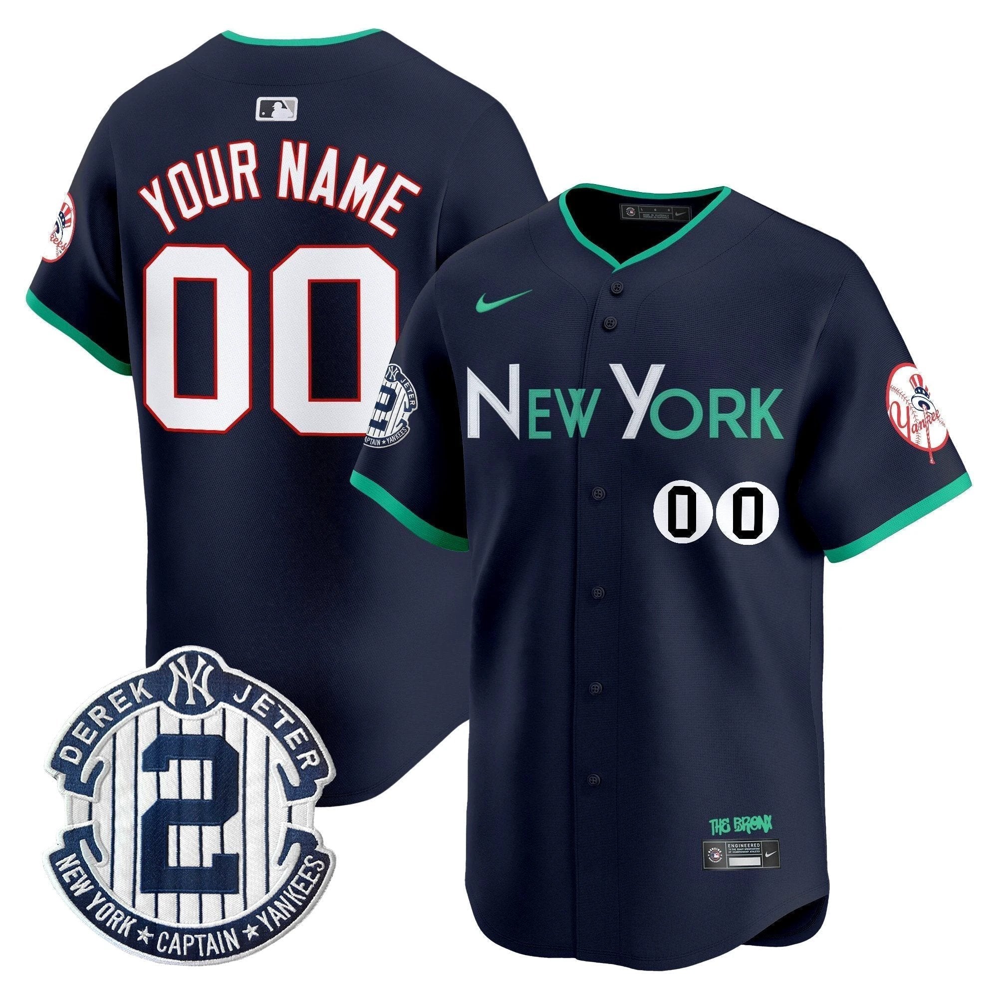 New York Yankees City Connect Vapor Premier Limited Custom Jersey - All Stitched by New York Yankees