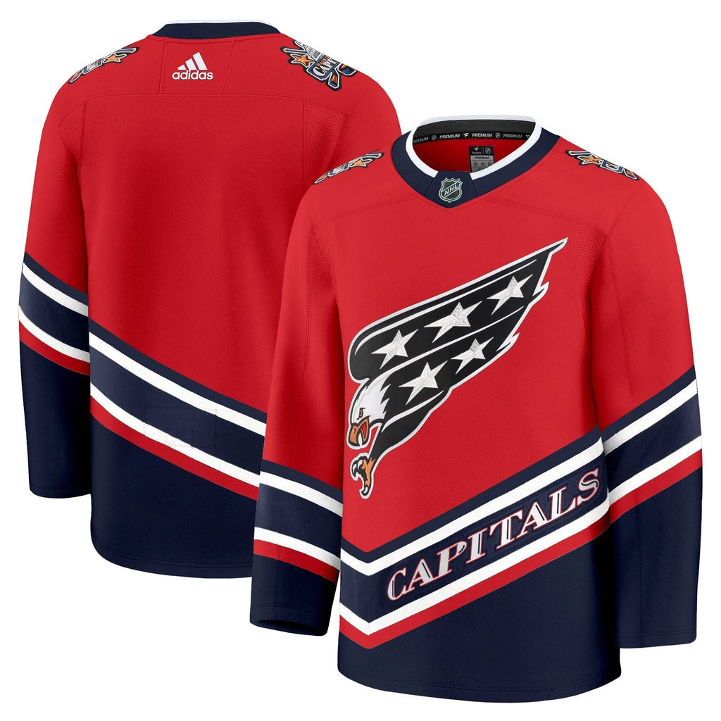 Men Washington Capitals Screaming Eagle Jersey Collection (1995-2024) - All Stitched by Washington Capitals