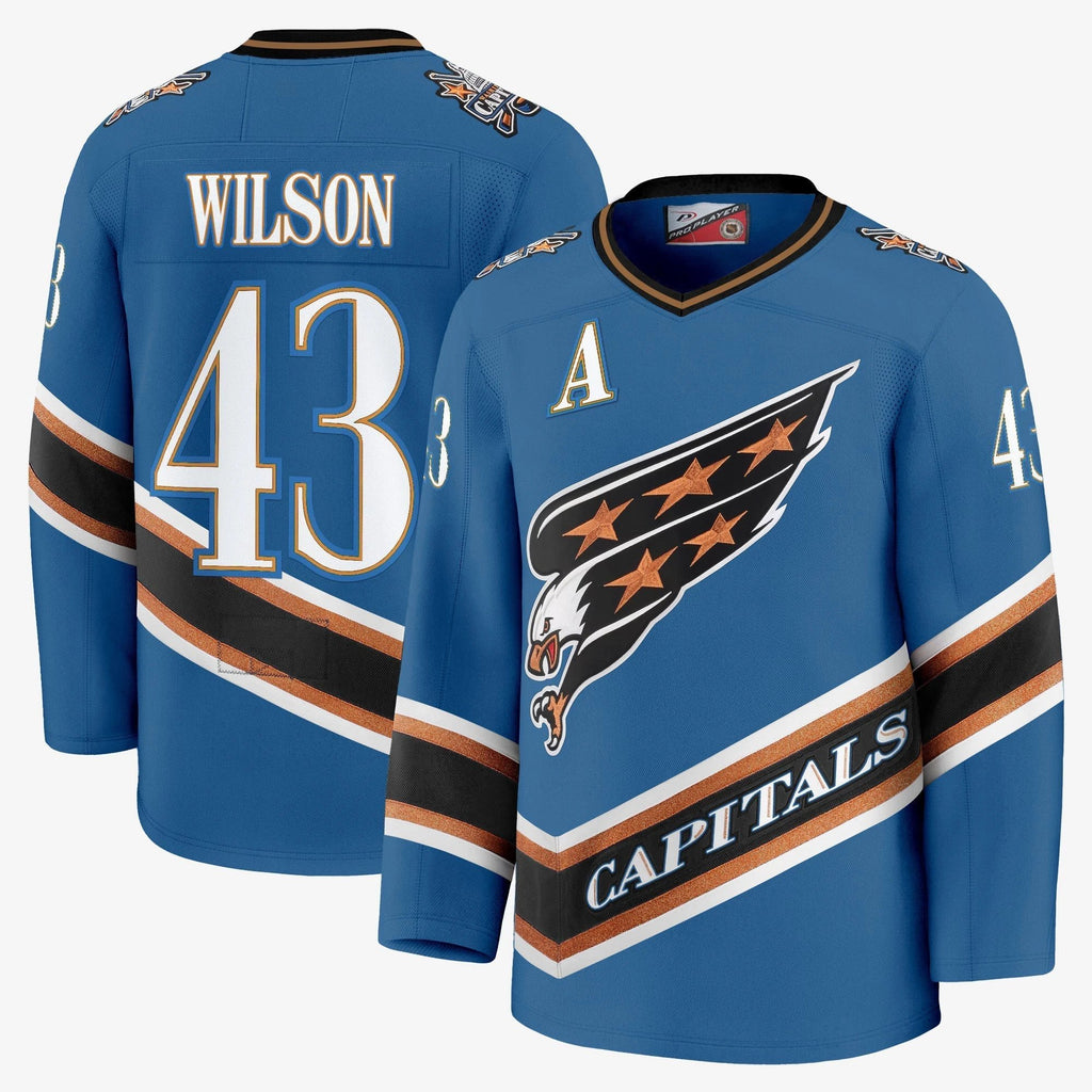 Men Washington Capitals Screaming Eagle Jersey Collection (1995-2024) - All Stitched by Washington Capitals