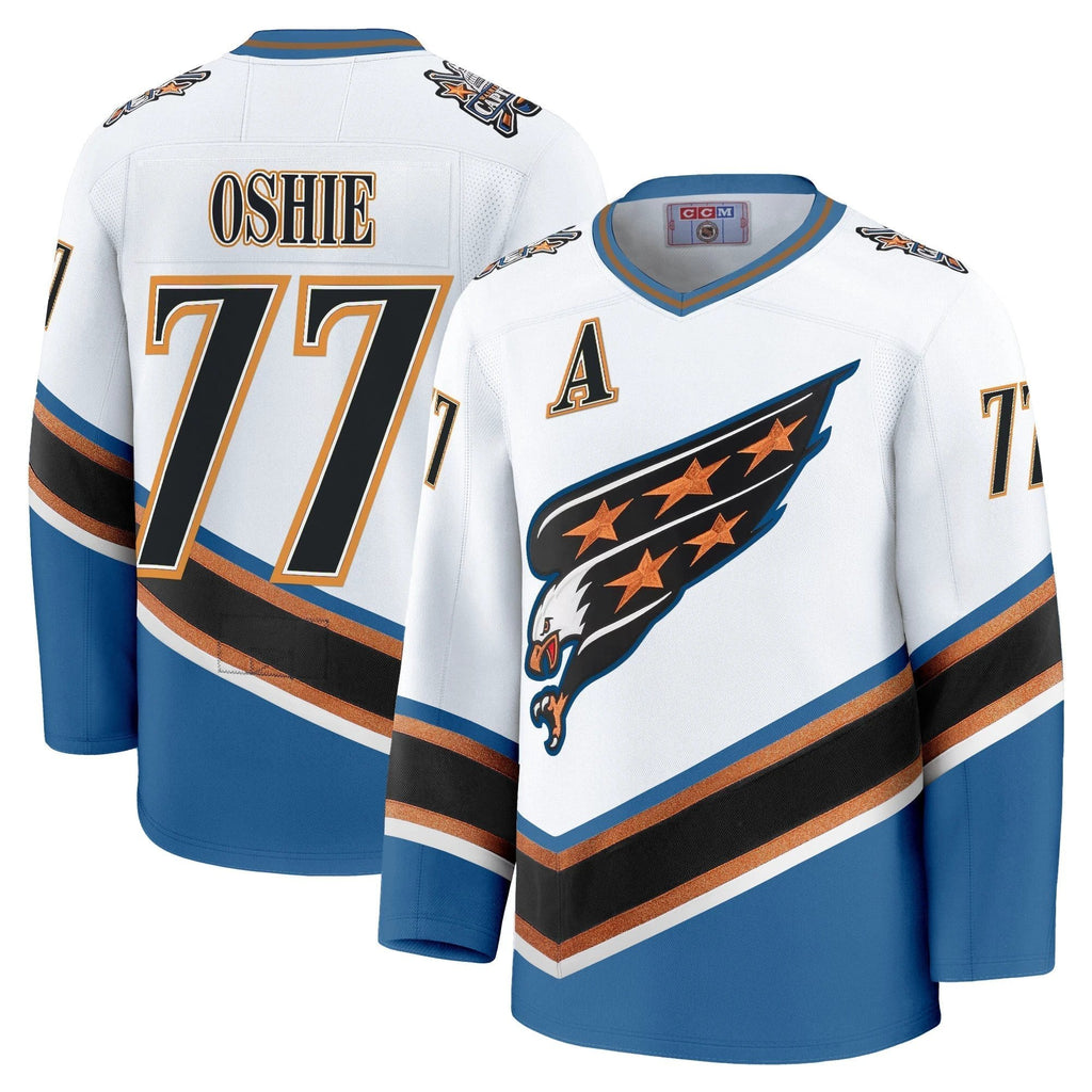 Men Washington Capitals Screaming Eagle Jersey Collection (1995-2024) - All Stitched by Washington Capitals