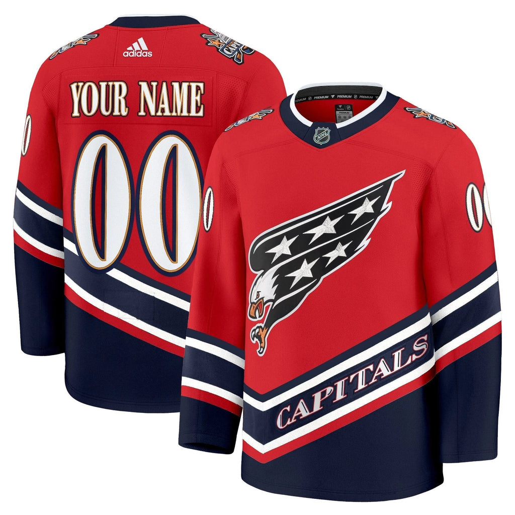Washington Capitals Screaming Eagle Custom Jersey Collection (1995-2024) - All Stitched by Washington Capitals