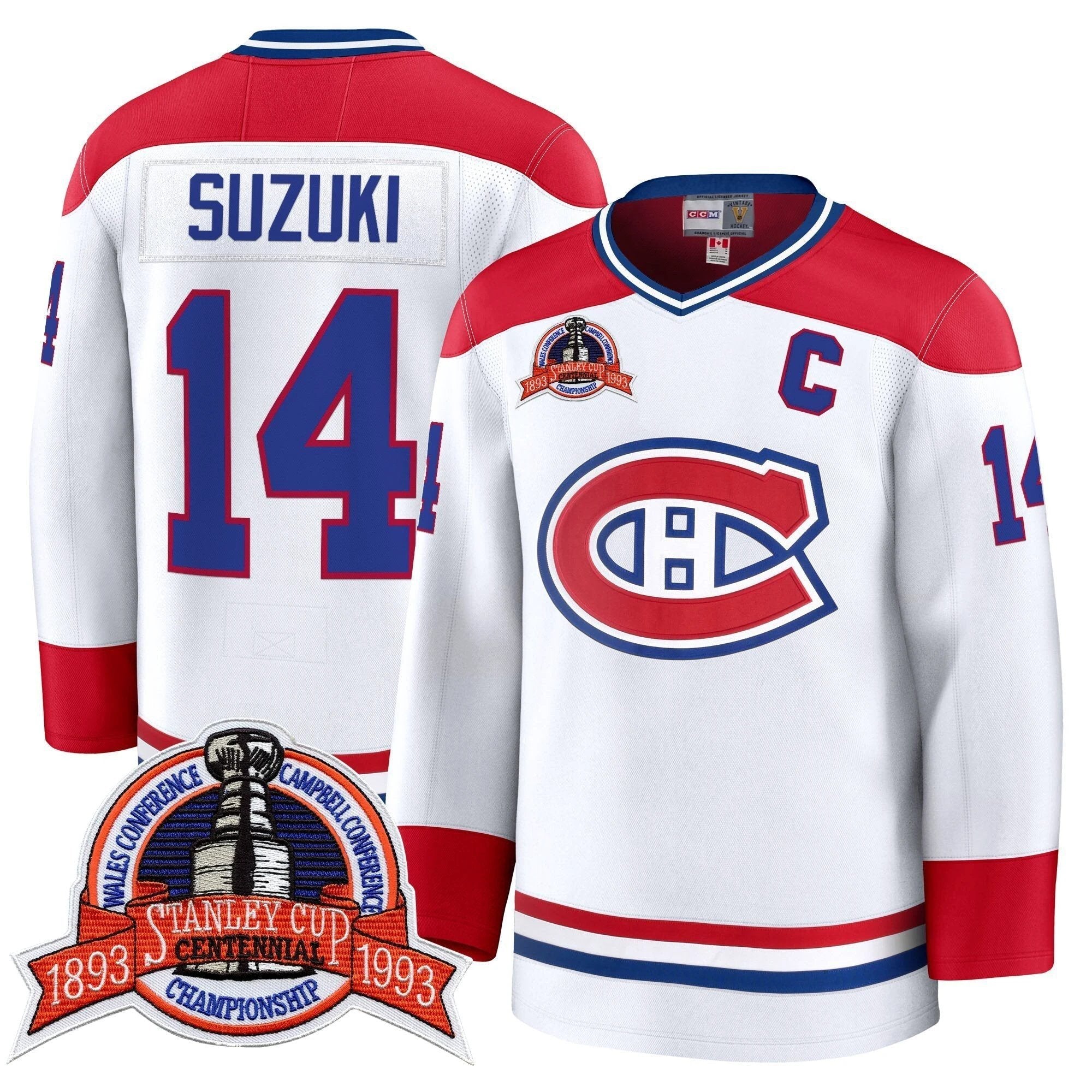 Montreal Canadiens Timeless Premium Jersey - All Stitched by Montreal Canadiens