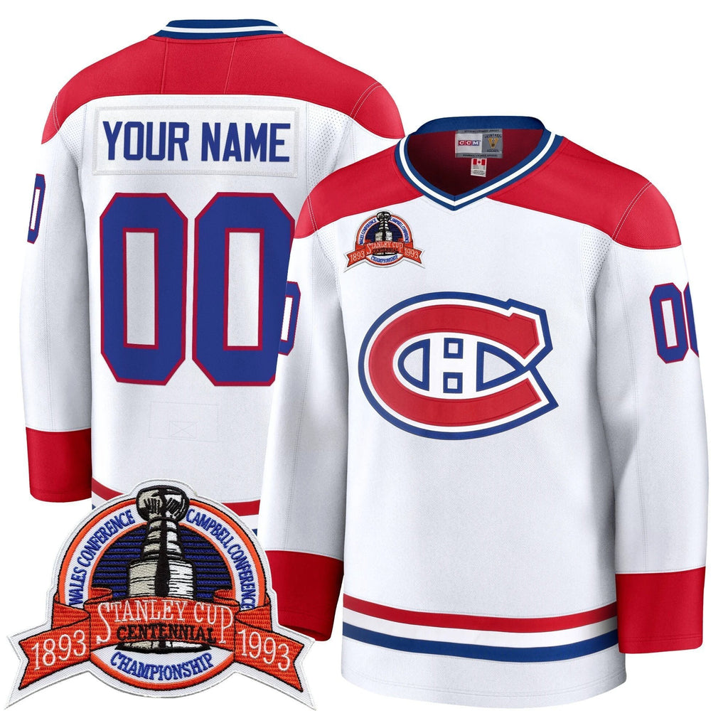 Montreal Canadiens Timeless Premium Custom Jersey - All Stitched by Montreal Canadiens