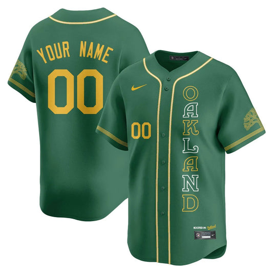 Custom Name/Gender Oakland Athletics City Connect Concept Jersey - All Stitched by Oakland Athletics