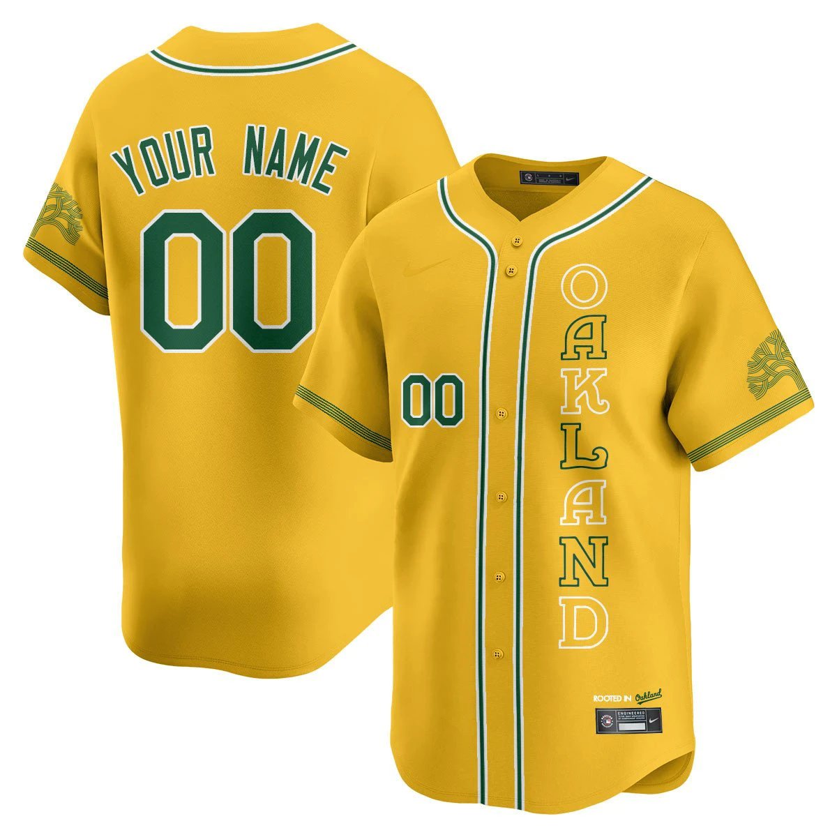 Custom Name/Gender Oakland Athletics City Connect Concept Jersey - All Stitched by Oakland Athletics